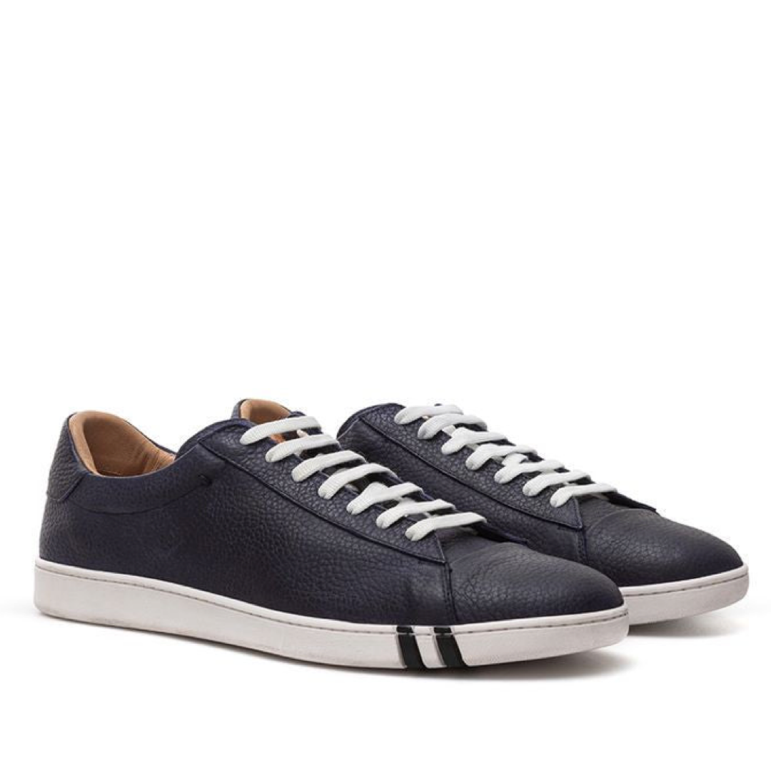 Мъжки маратонки Bally Elegant Blue Leather Sneakers For Men