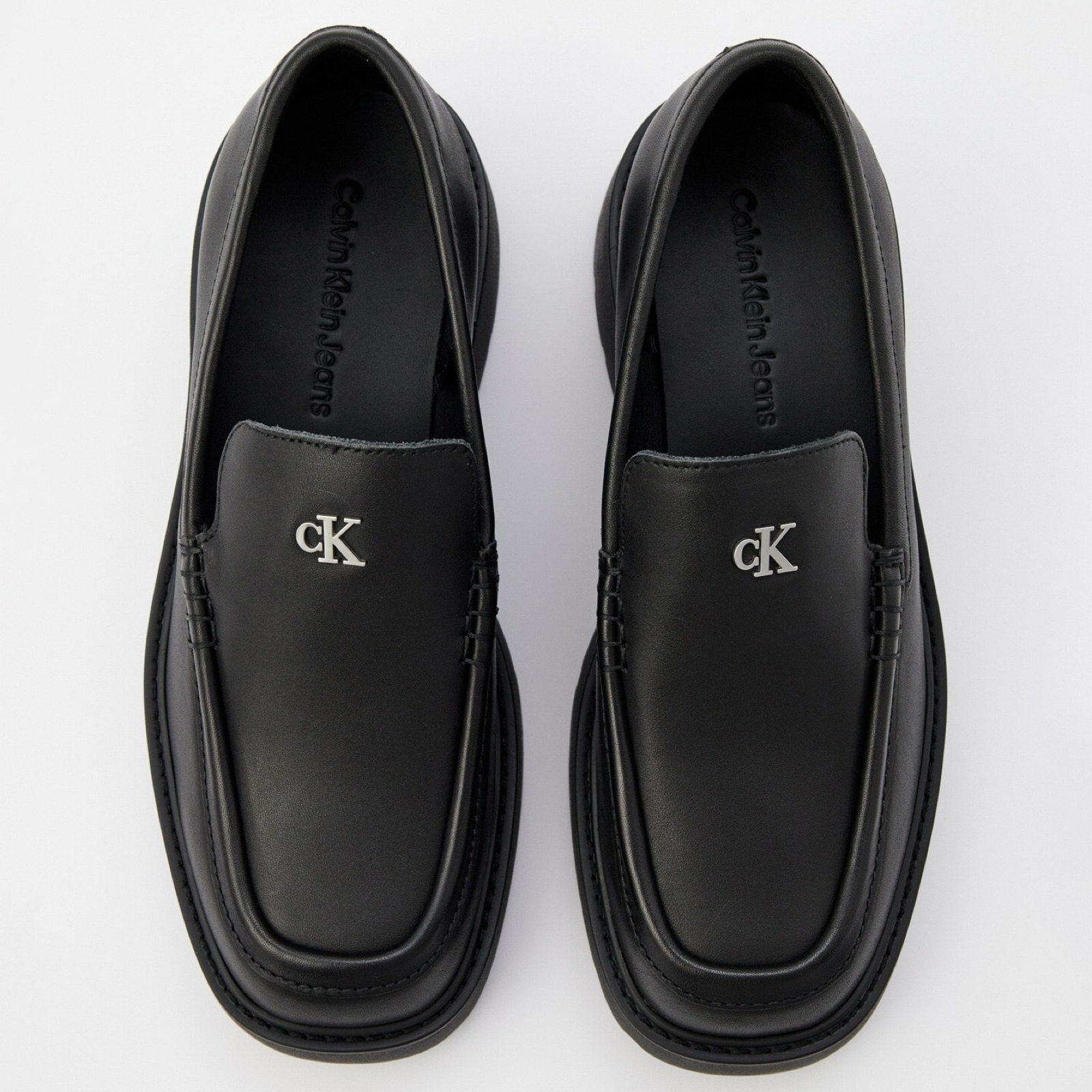 Дамски мокасини Calvin Klein Jeans Women Moccassin YW0YW01862 BEH Top View