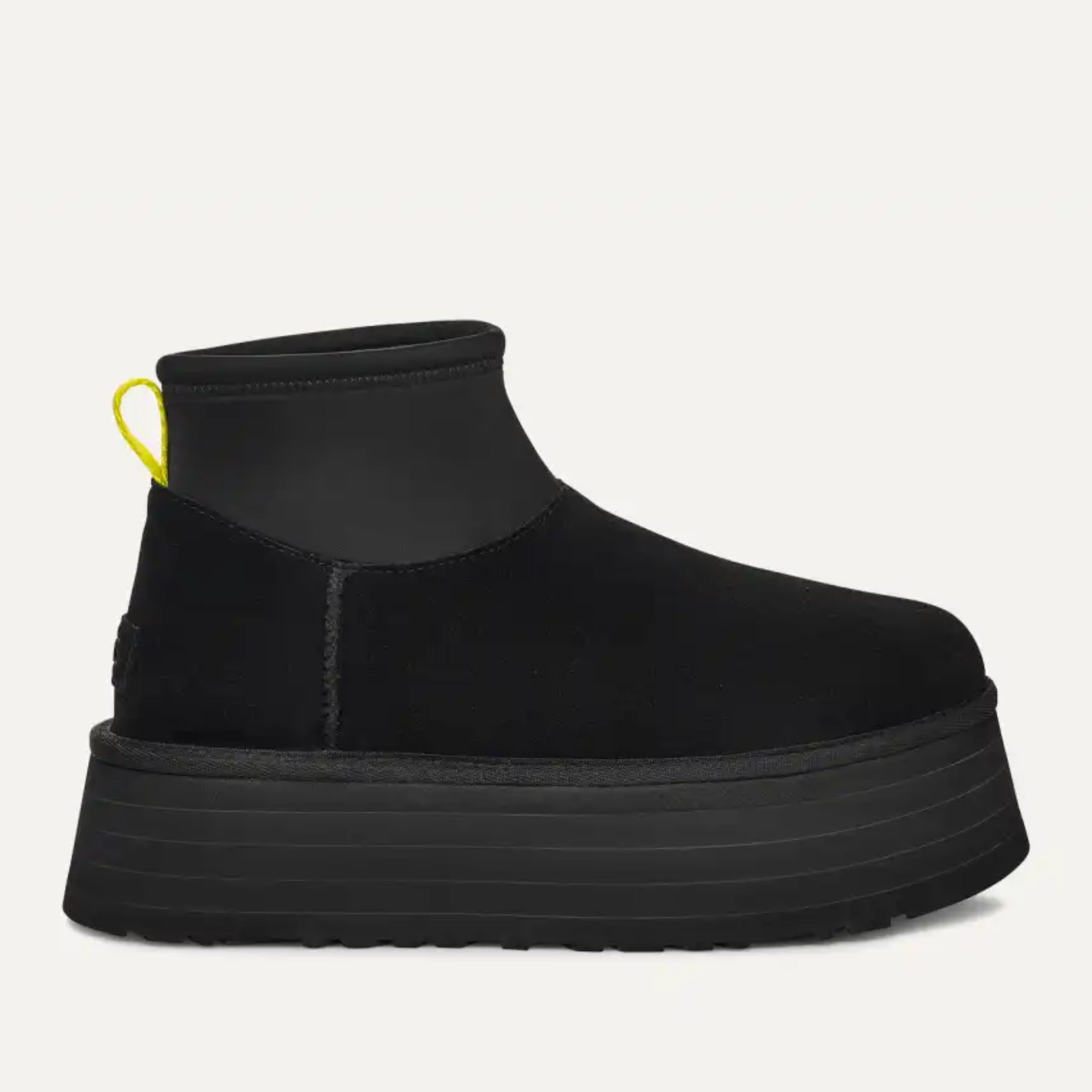 Дамски боти на платформа Women’s UGG Classic Mini Dipper Boots 1168170 Black lateral view