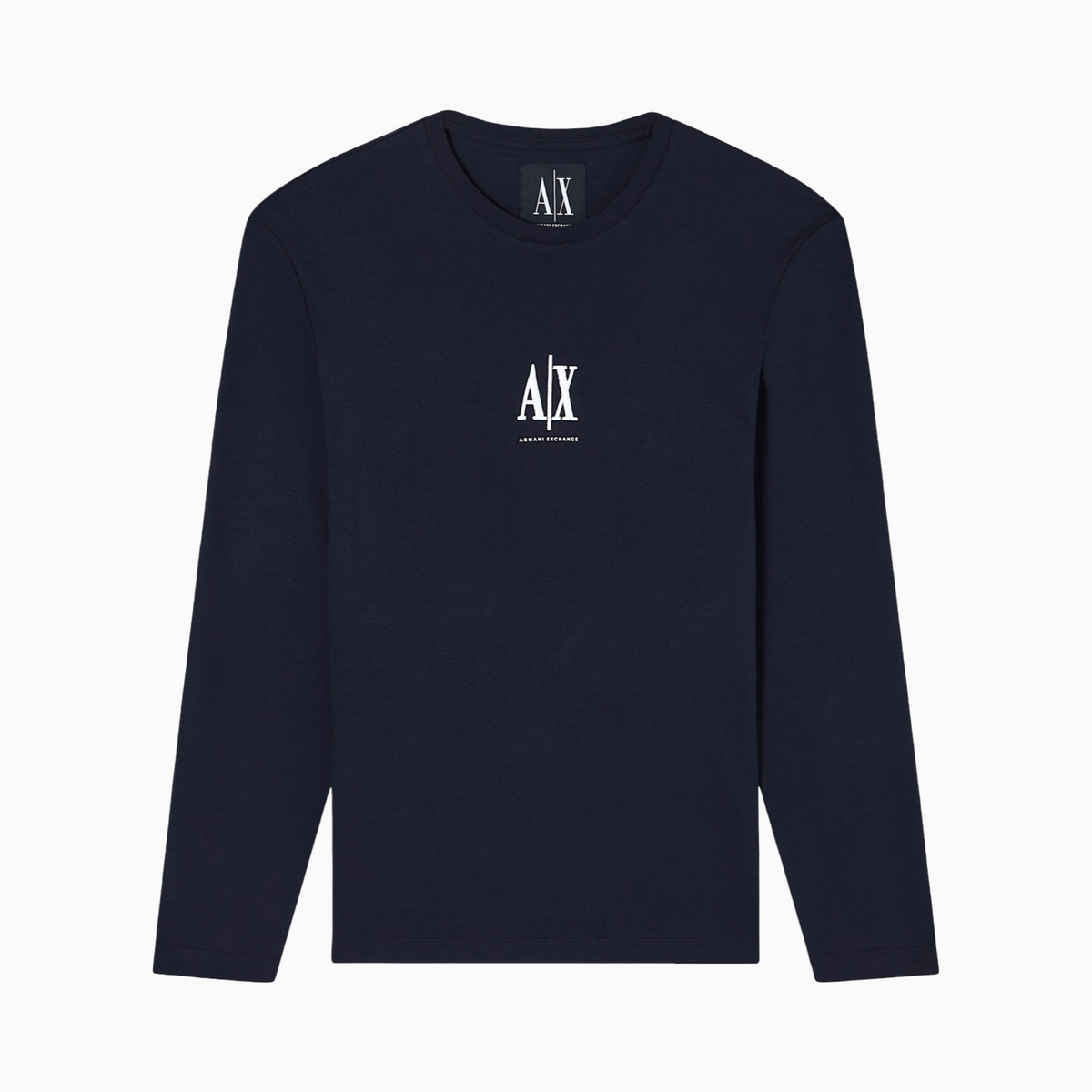 Мъжка синя блуза Armani Exchange Men Long Sleeve T-shirt XM000364 AF12308 UB101 Front View