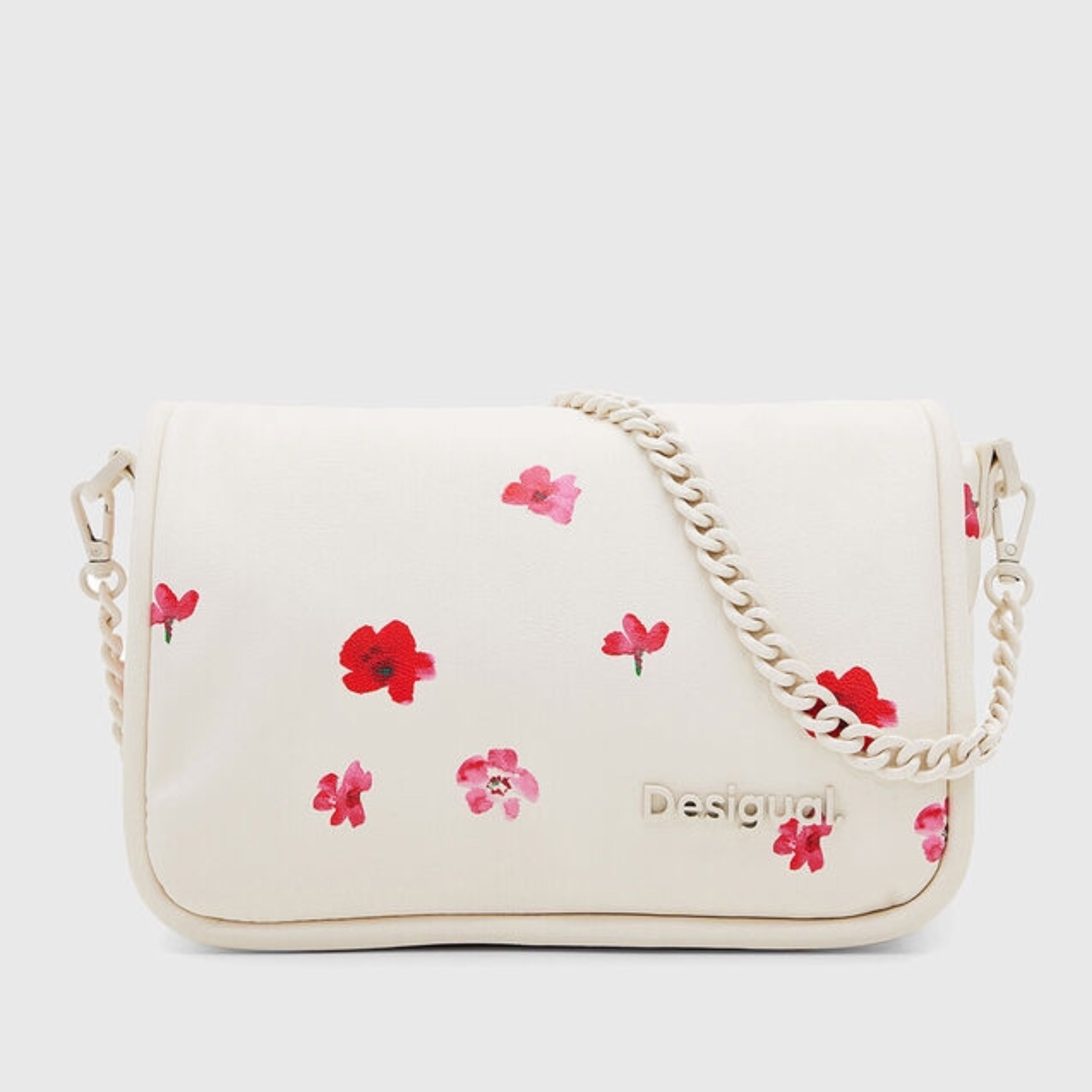 Дамска чанта за рамо Women’s S padded flower shoulder bag Desigual 24SAXP771001U