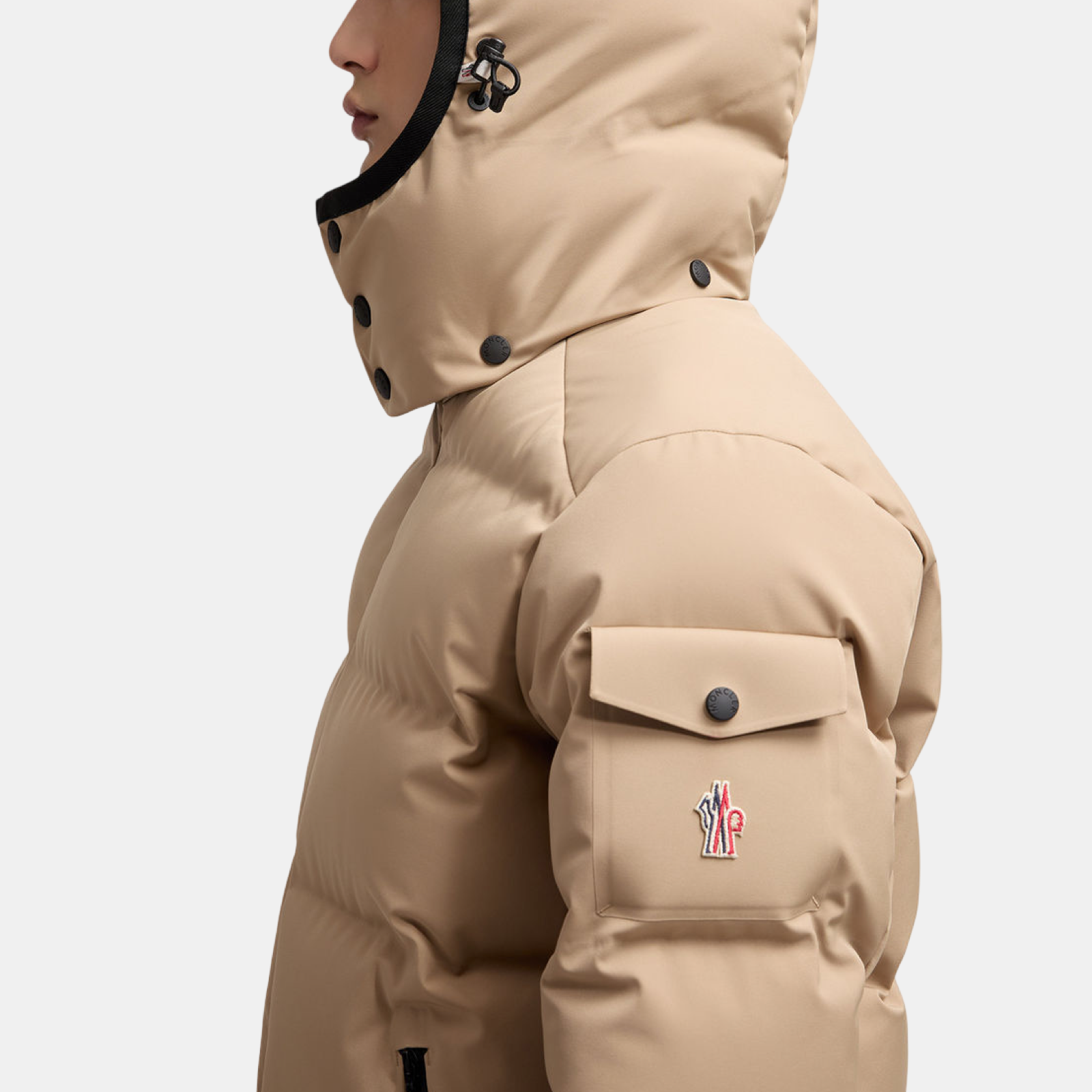 Moncler Grenoble Montgetech Men Ski Down Jacket with Hood K20971A 000435 30600 Close-Up