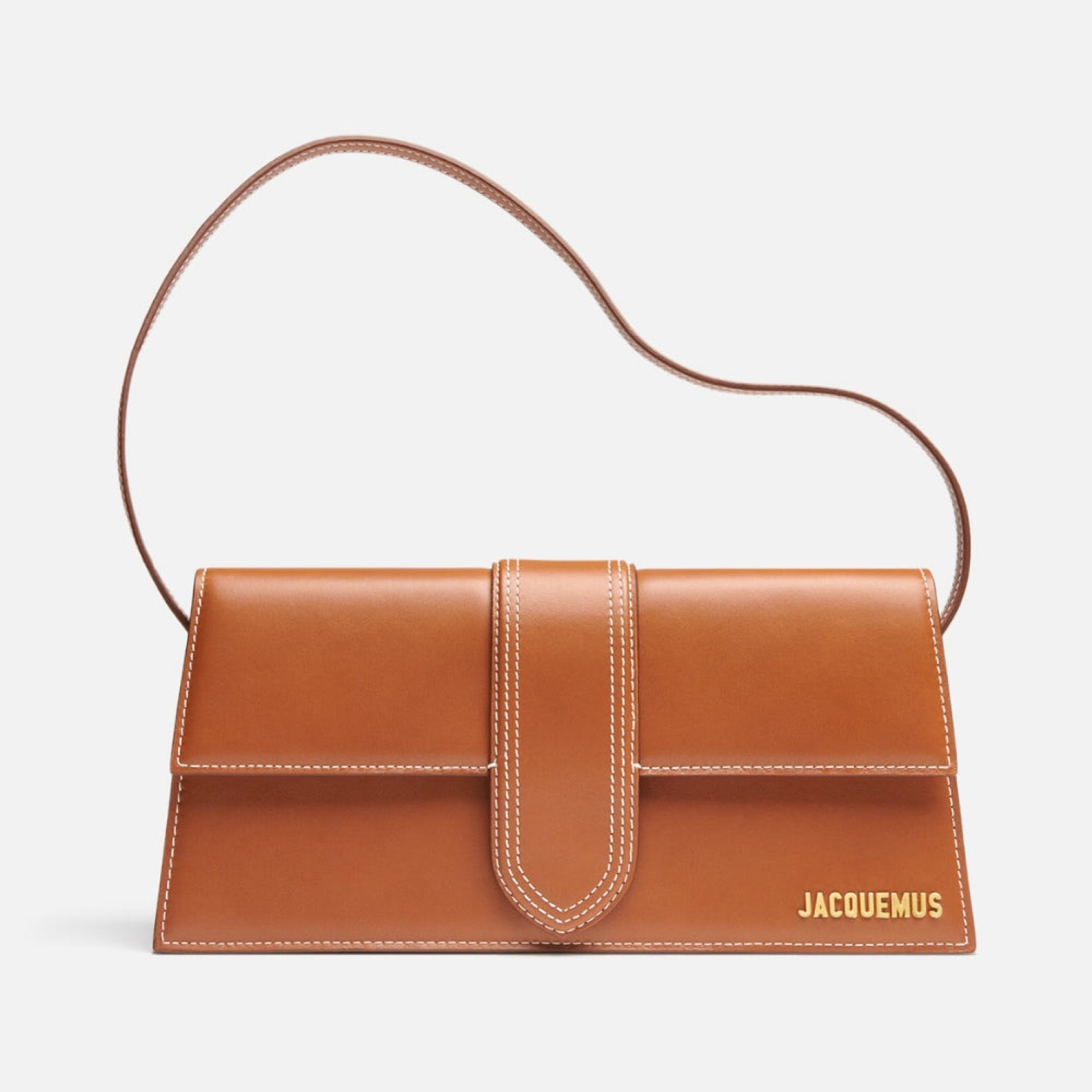 Jacquemus Le Bambino Long Brown Bag 221BA013-3072-811 Front View