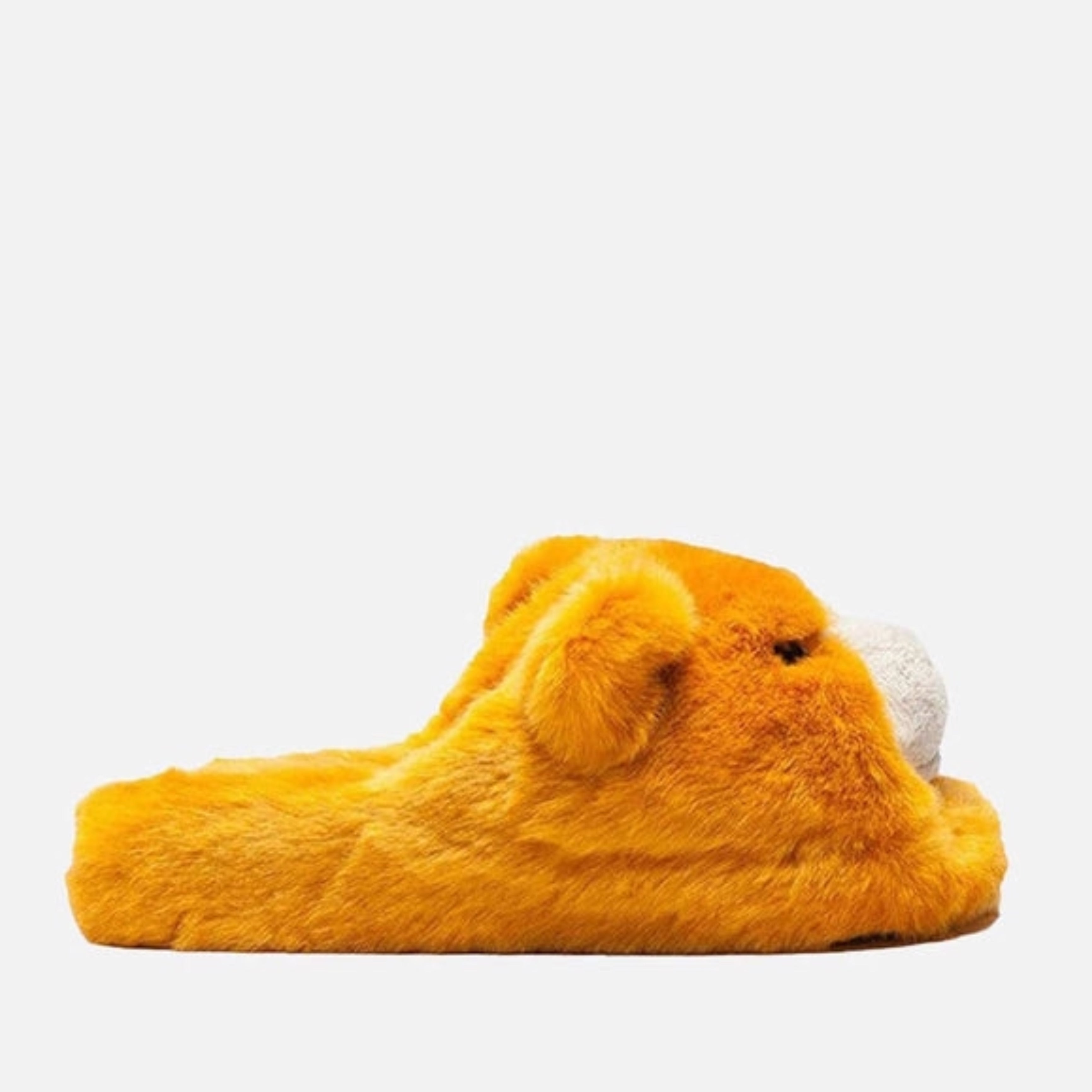 Мъжки луксозни пантофи лъвчета Dolce & Gabbana Men’s Sunshine Yellow Lion Slippers