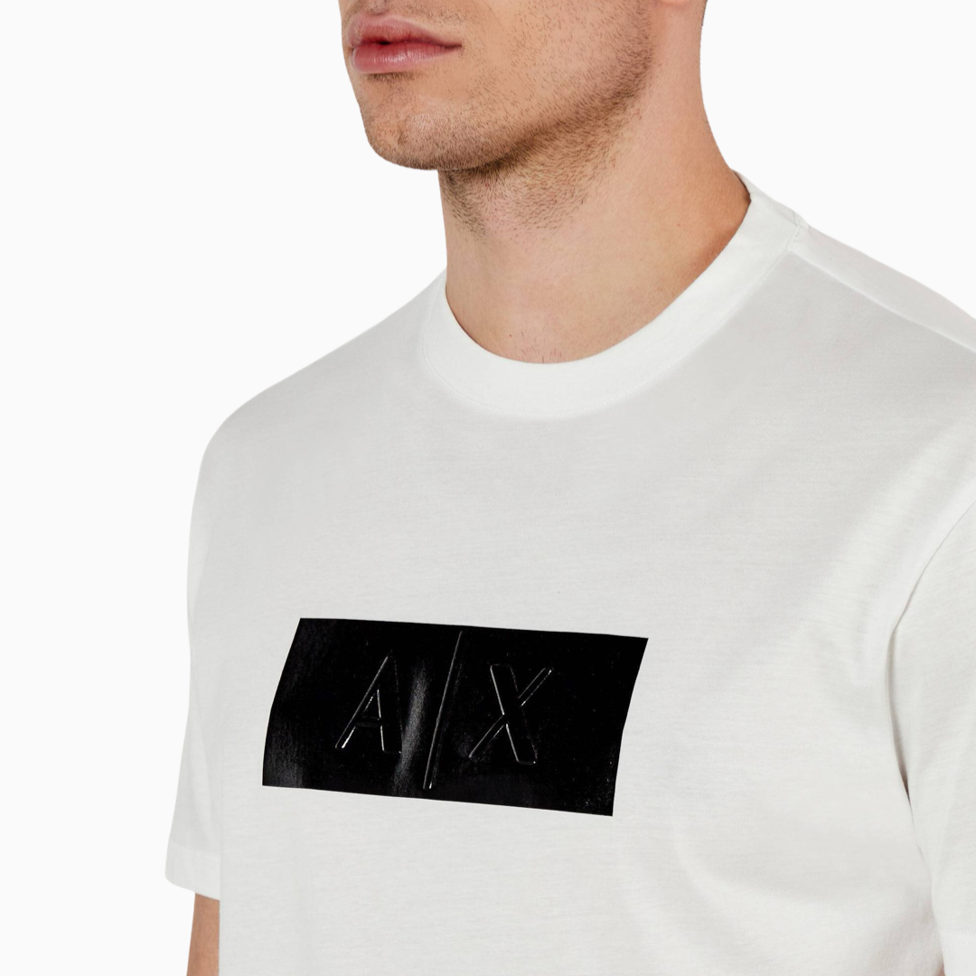 Мъжка бяла тениска Armani Exchange 
XM000786 AF10364