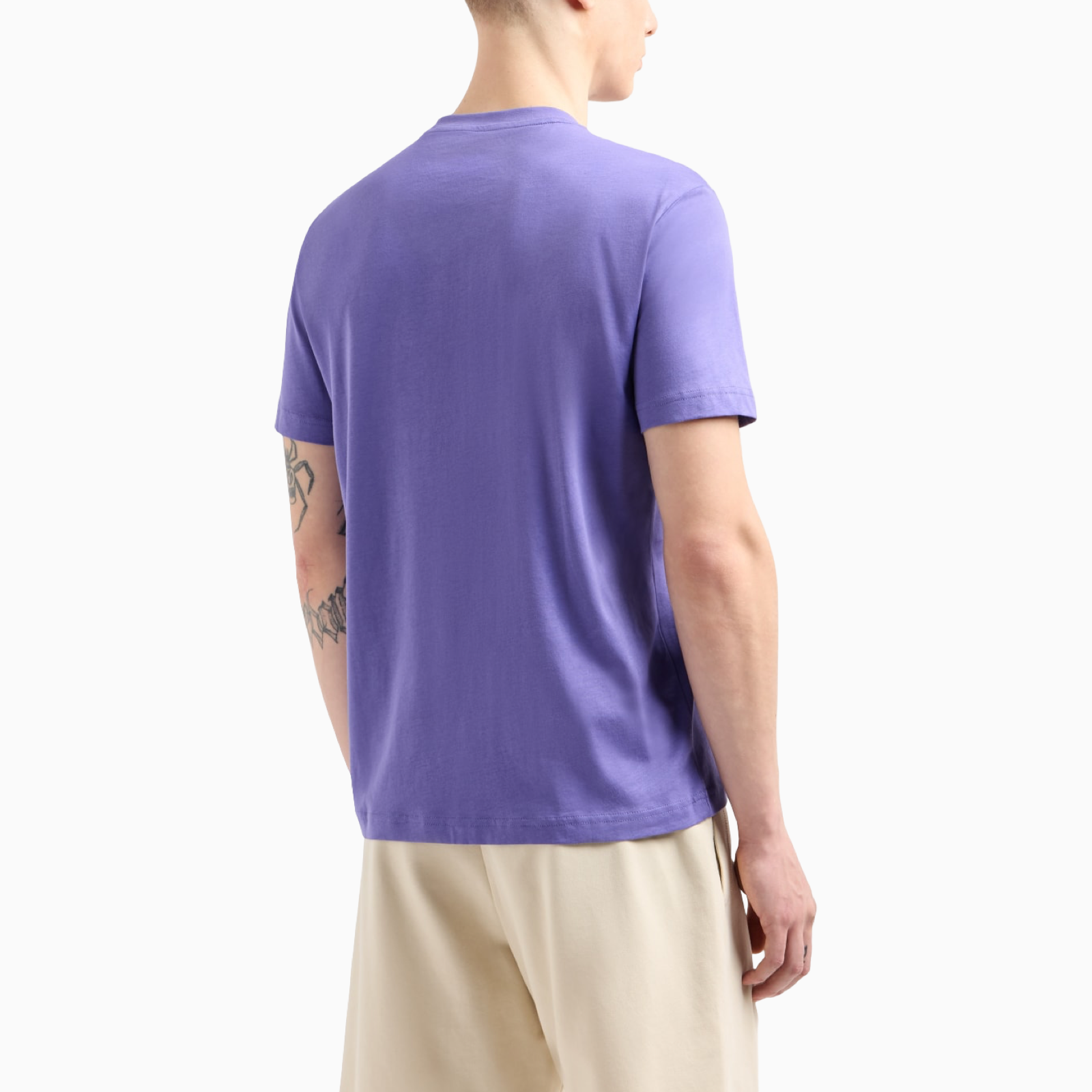 Мъжка лилава тениска EA7 Emporio Armani 7M000224 AF10375 Back View