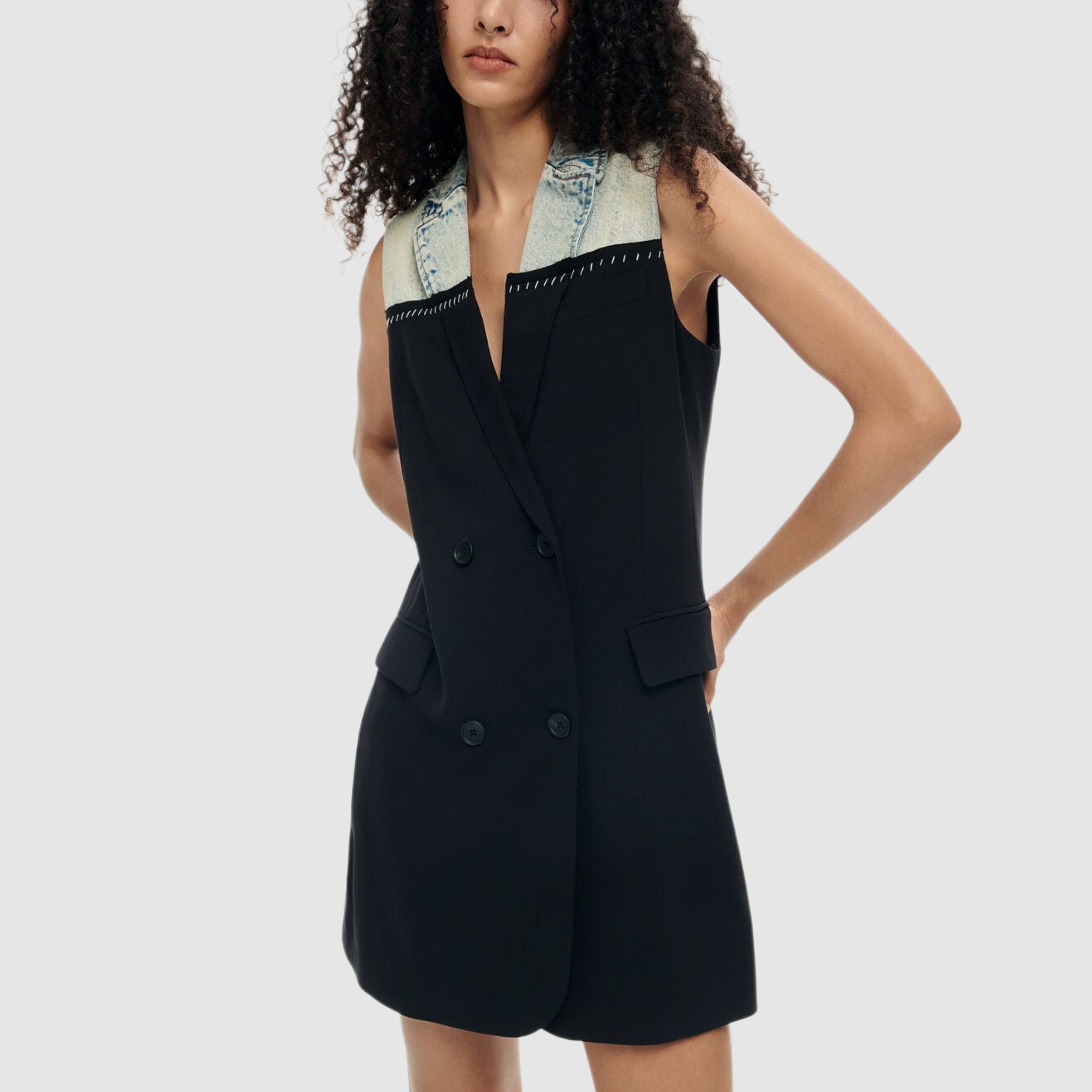 Дамска рокля Desigual women’s dress 26SWVW43 2000 Front view