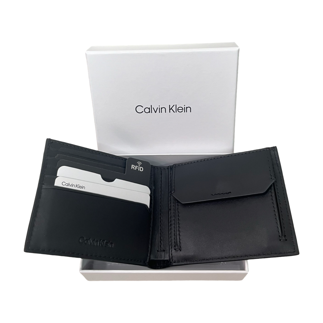 Мъжки портфейл от естествена кожа Calvin Klein K50K510594