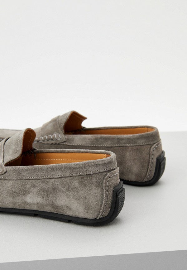 Мъжки мокасини Men’s gray driver moccasins Cerruti 1881 CSSU01516M heels view