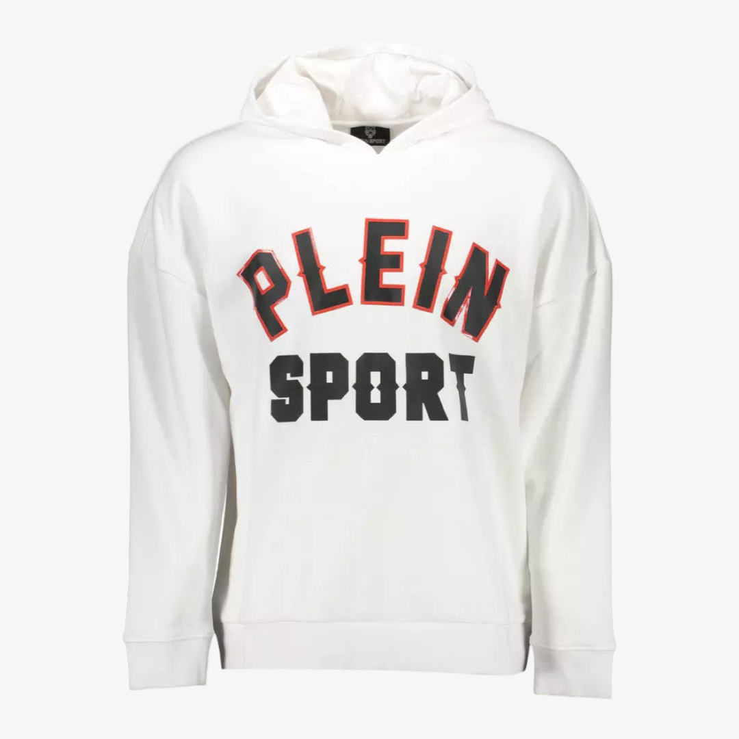 Мъжко бяло худи Plein Sport FIPS220 BIANCO 01