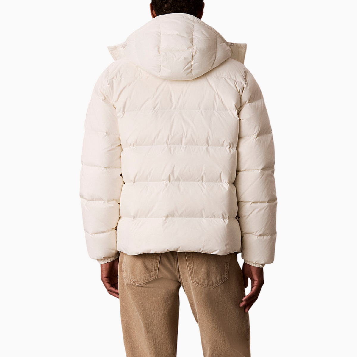 Мъжко бяло яке Calvin Klein Jeans Men Jacket LV04RG515G YAF Back View