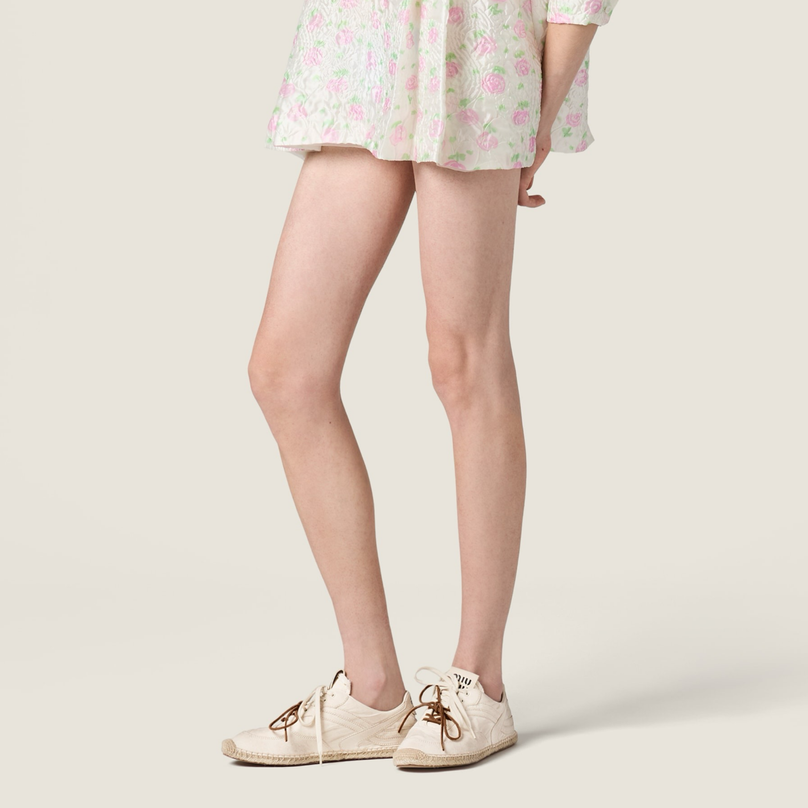 Miu Miu Gymnasium Sneakers 5E668E BVC F0379 F A005 Model View