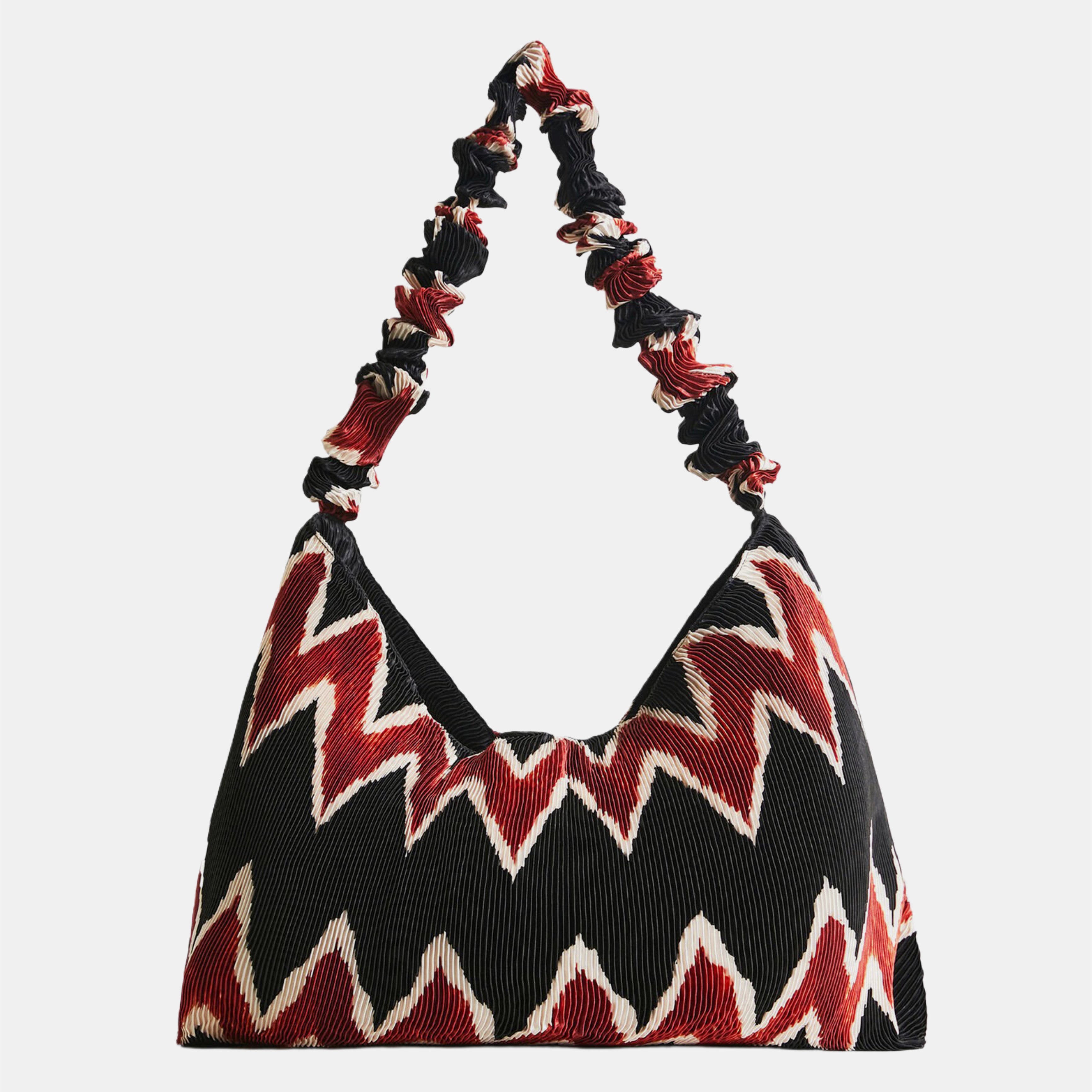 Дамска чанта Women’s geometric pleated shoulder bag Desigual 22SAXA87 2000U