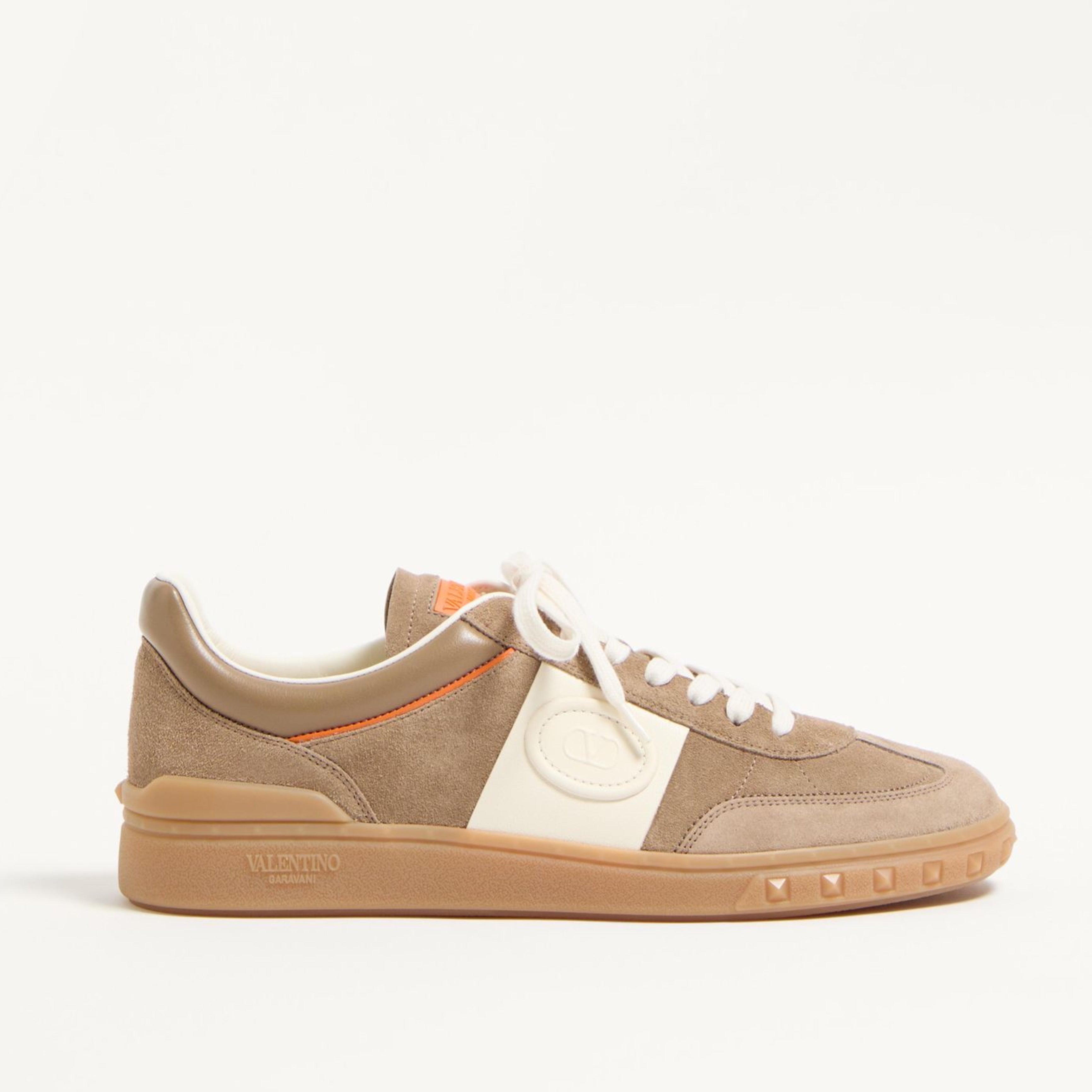 Мъжки кецове Men’s sneakers Valentino Garavani Upvillage 7Y2S0H77LAL BSB Khaki/Ivory lateral view