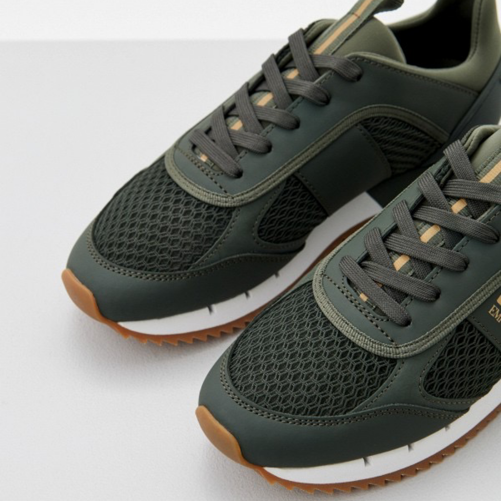 Мъжки зелени маратонки EA7 Emporio Armani Men Sneakers X8X027 XK050 S855 Top View