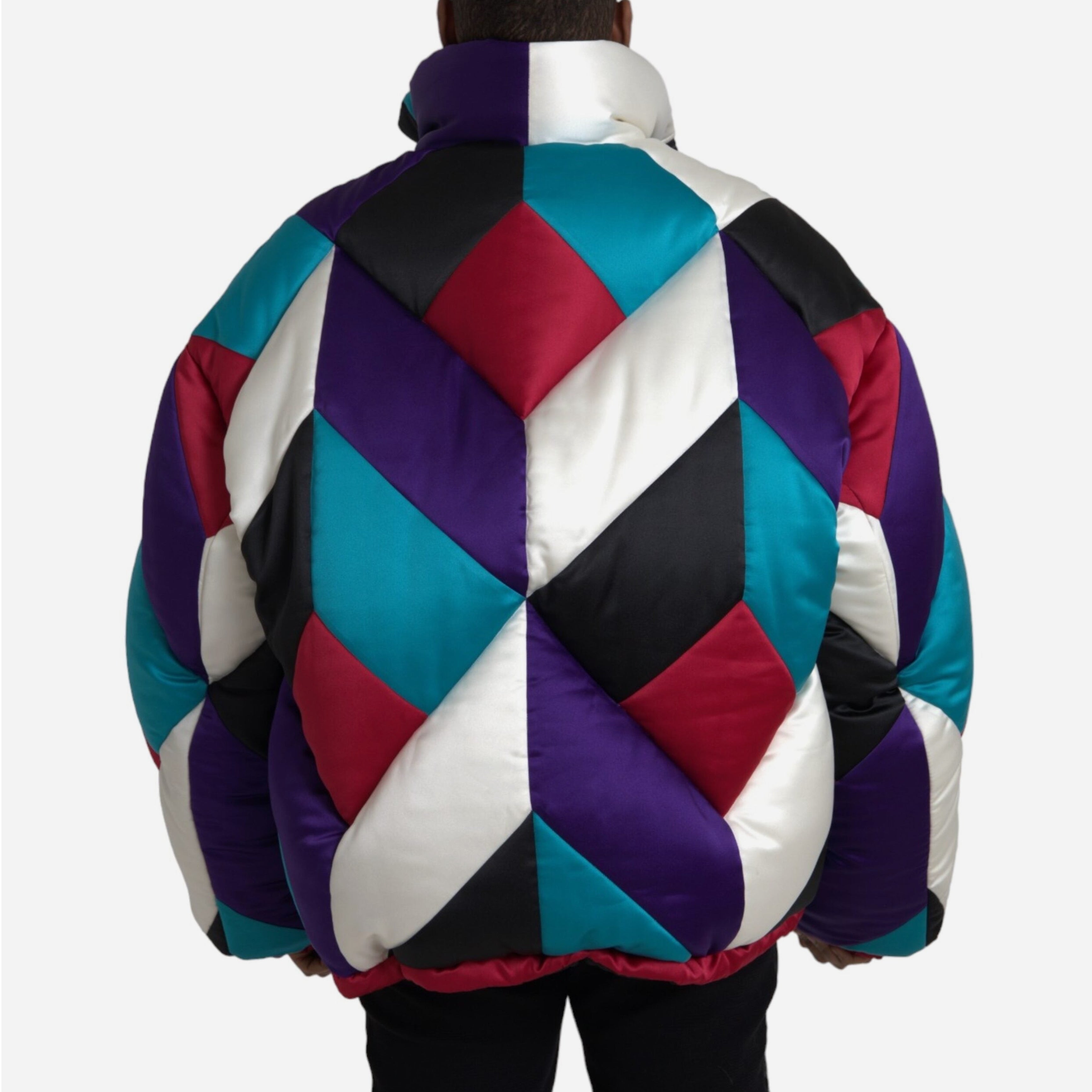 Мъжко луксозно зимно многоцветно пухено яке DOLCE & GABBANA
Men’s Luxury DG Logo Multicolor Puffer Jacket