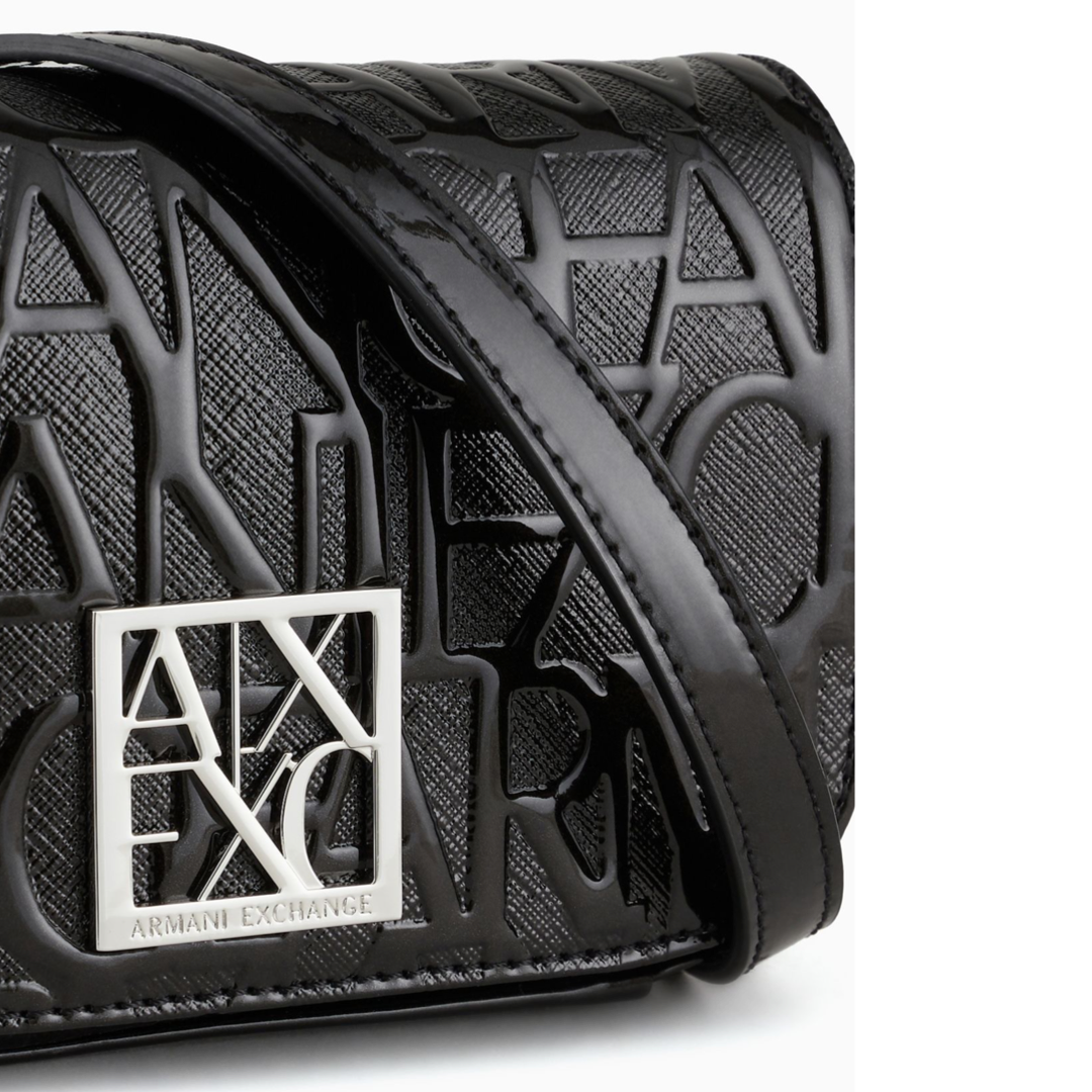 Малка черна дамска чанта Armani Exchange 942648 CC793 00020