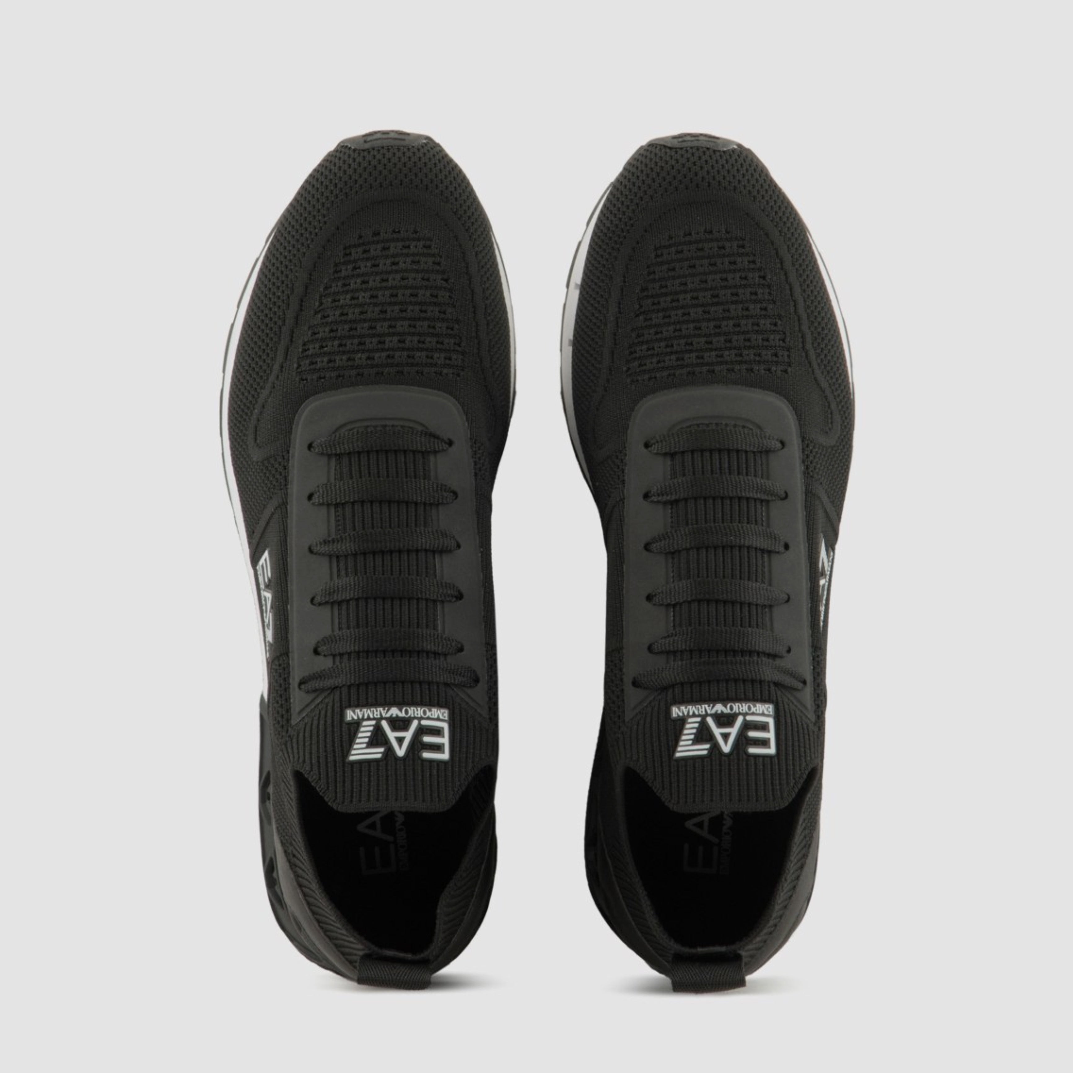 Мъжки маратонки плетиво в черно Men’s EA7 Emporio Armani LEGACY KNIT SNEAKERS X8X171 XK373 N181 Black