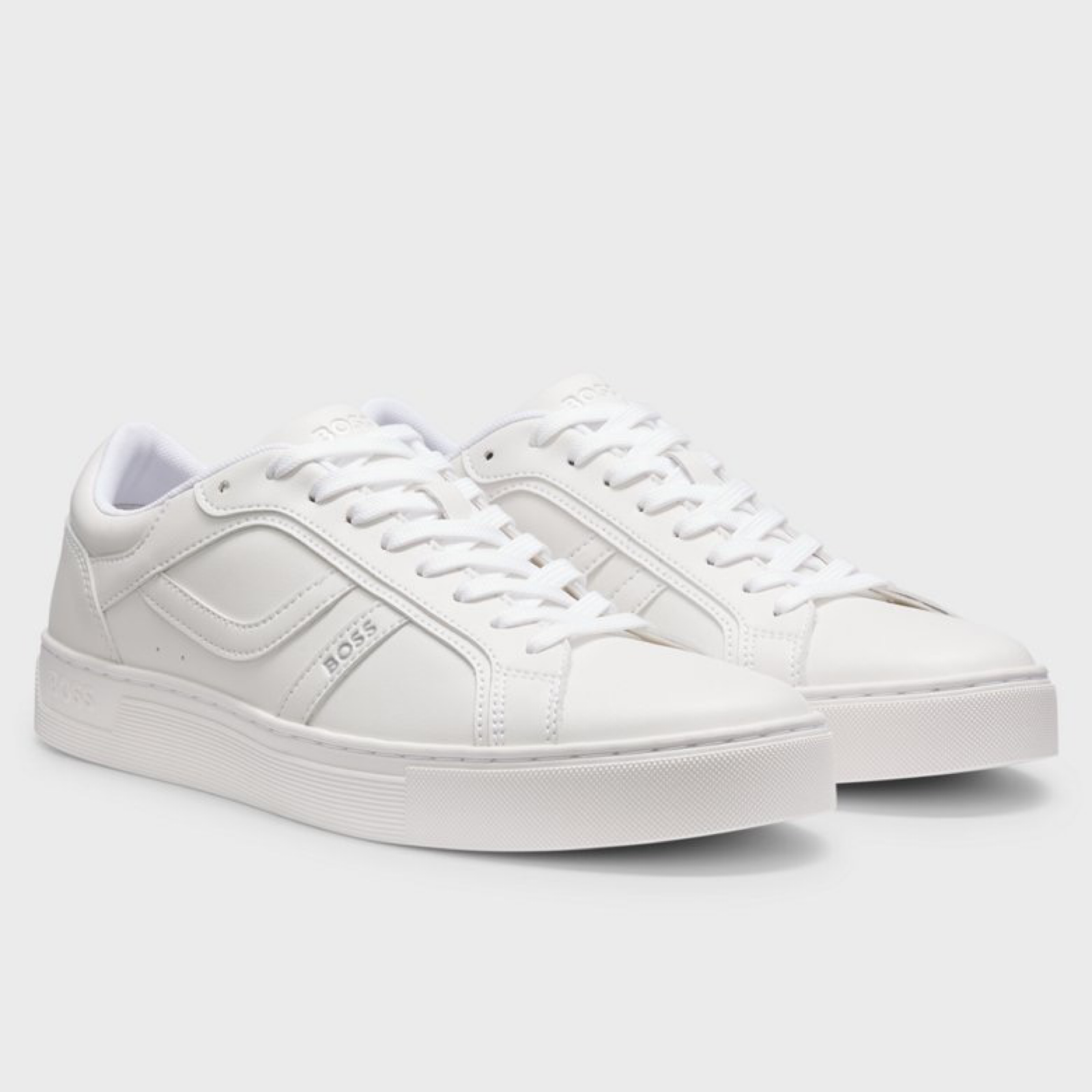 Мъжки кецове Boss Men Sneakers 50562636 100 Lateral View