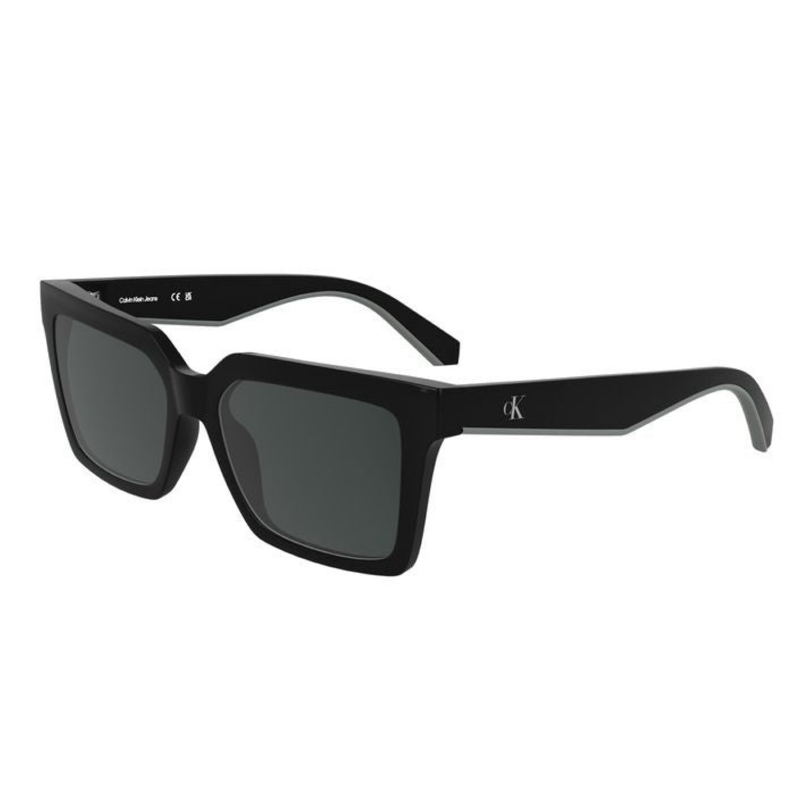Calvin Klein Black Bio Based Fabric Sunglasses