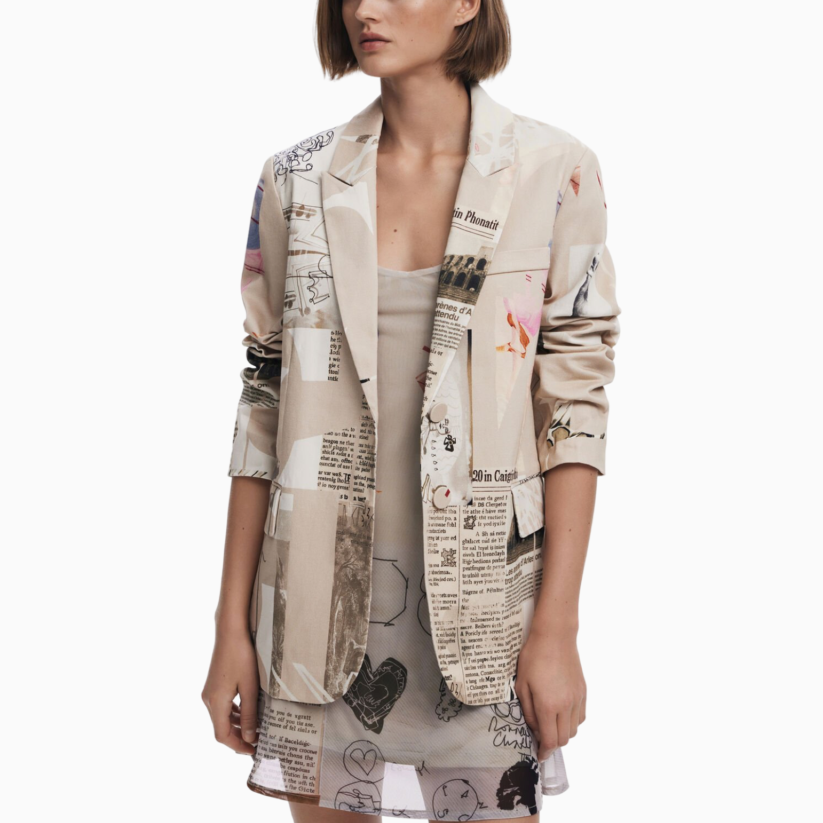 Дамско сако Desigual x Christian Lacroix 25SWEW43