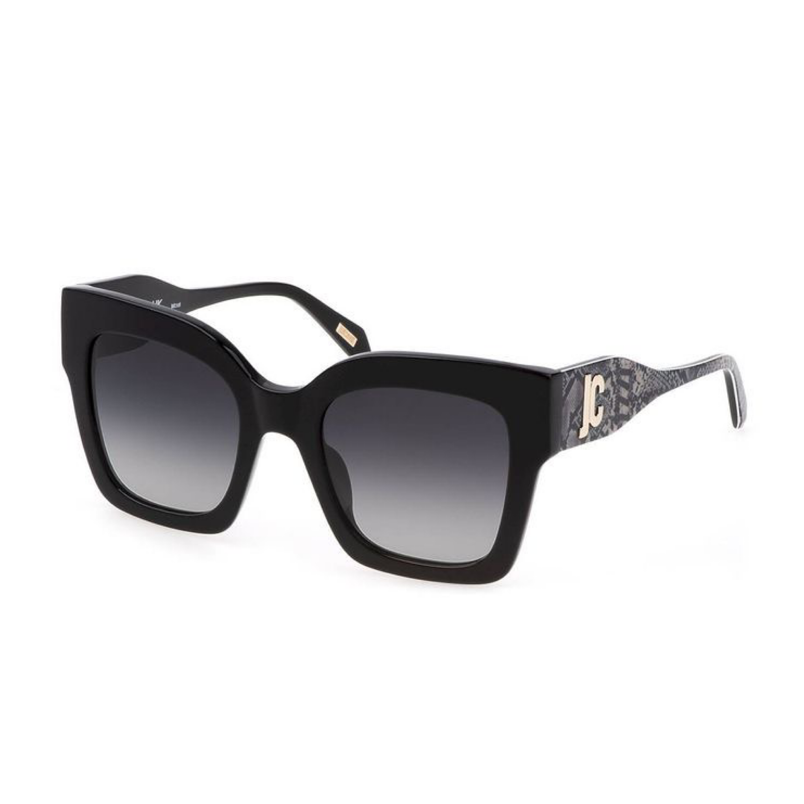 Just Cavalli Black Plastic Sunglasses