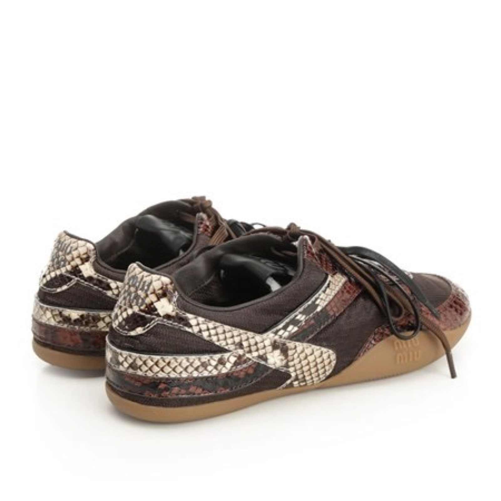 Miu Miu Gymnasium Technical Sneakers 
5E428E3ZL4005F0Q70 Heel View