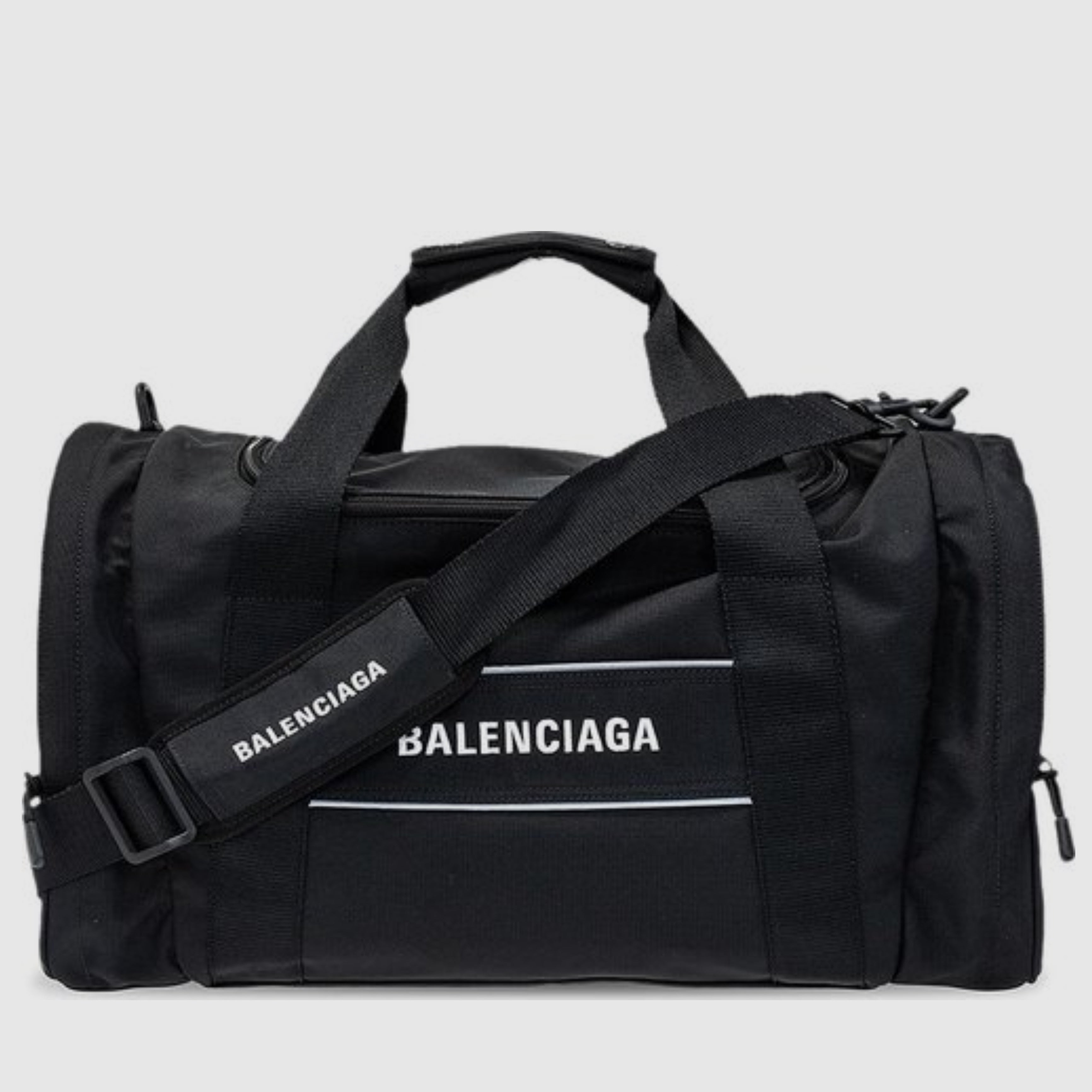 Мъжка пътна чанта / сак Balenciaga 638128 2HFNX 1090 в черно