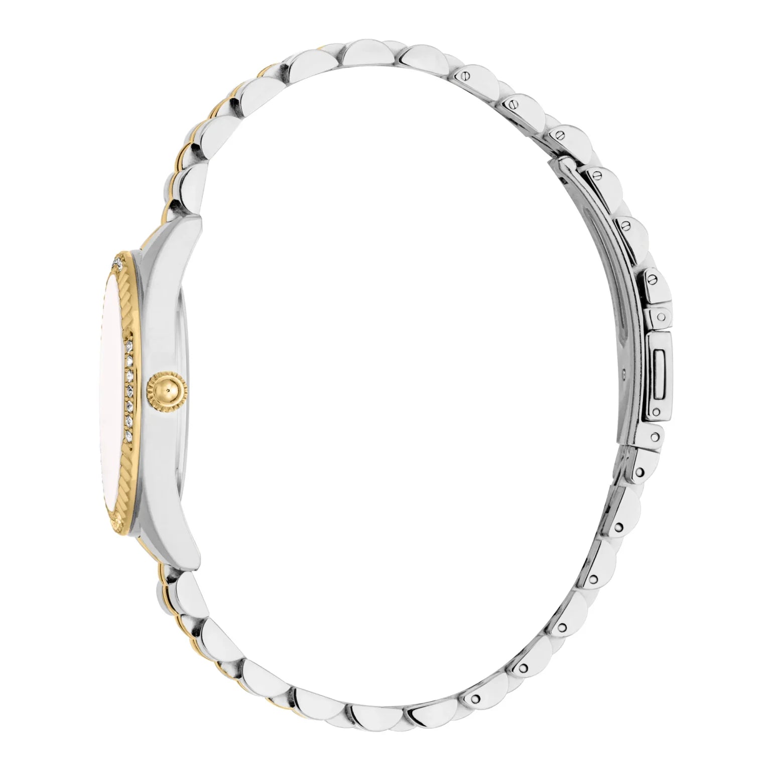 Комплект дамски часовник и гривна Women’s watch Just Cavalli SET Vittoria Glam JC1L361M0075 Two Tones YG Silver