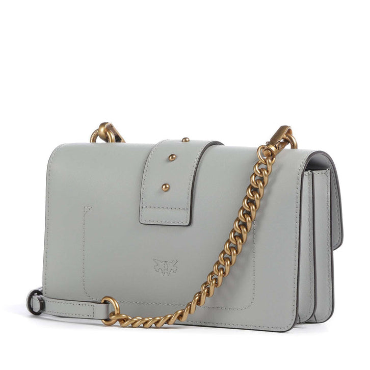 Дамска чанта Women’s shoulder bag Pinko Love One 105856 A0F1 K32Q Gray back view