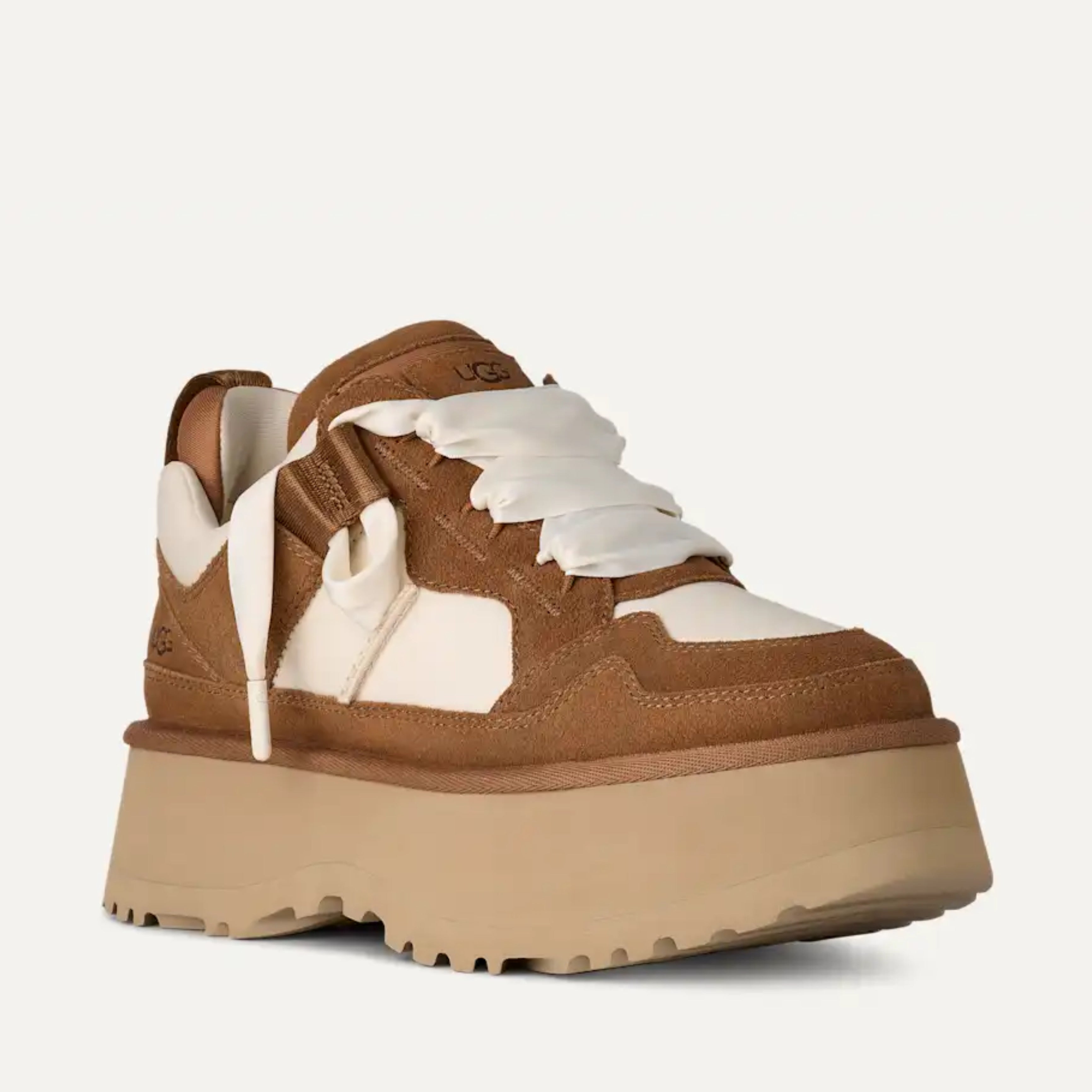Дамски кецове на платформа Women’s sneakers UGG Astromel 1171541 Chestnut front angled view