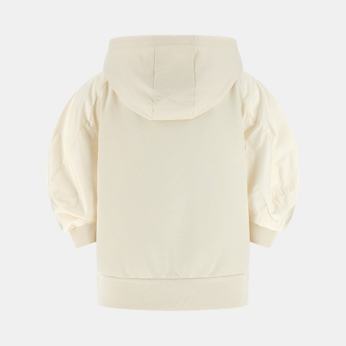 Moncler White Cotton Hoodie
