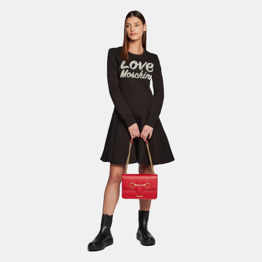 Дамска черна рокля Love Moschino W5D0601M 4432