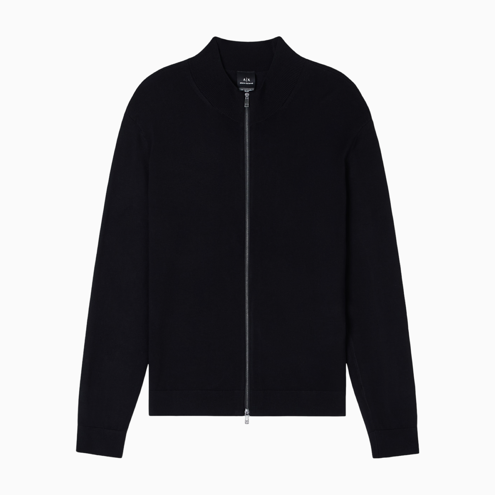 Мъжка черна жилетка Armani Exchange Men Cardigan XM001279 AF10454 Front View