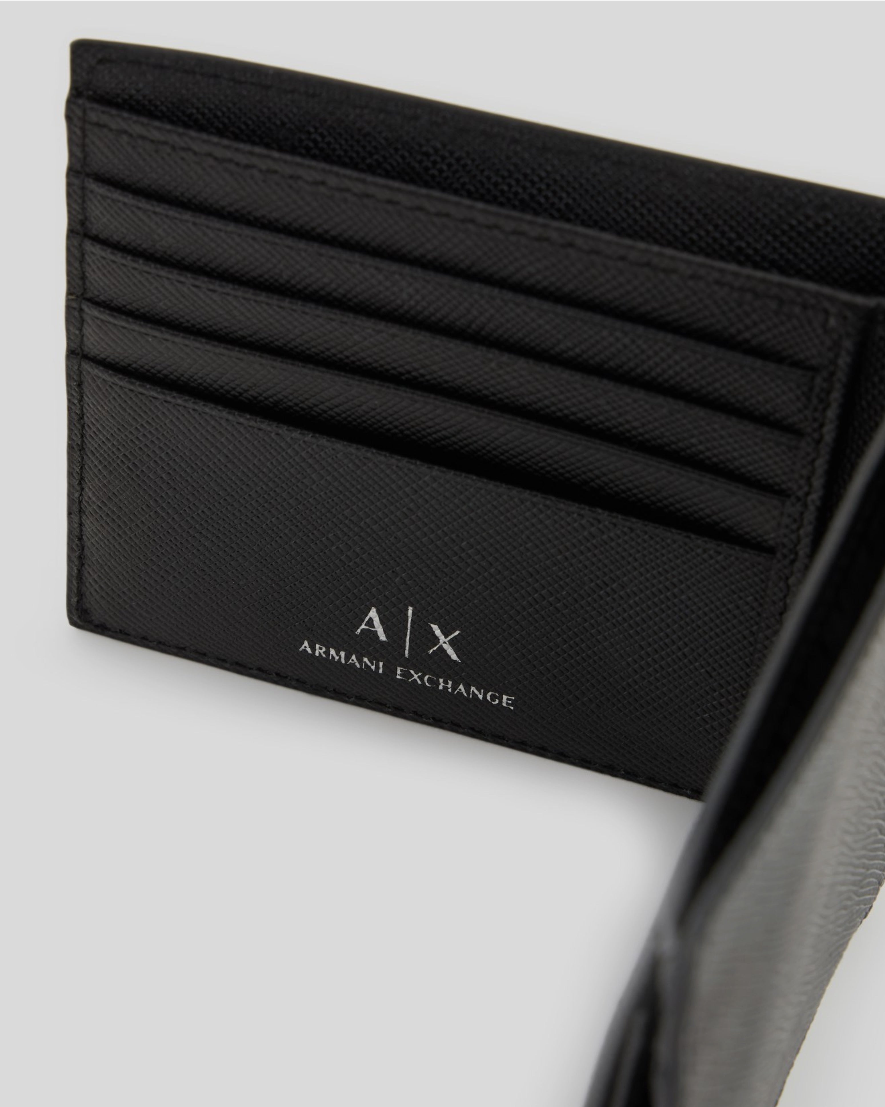 Мъжки портфейл Men’s wallet from 100% bovine leather Armani Exchange XM000167 AF12702 UC001 Black