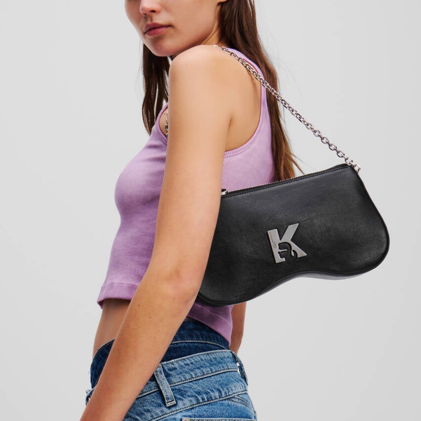 Дамска чанта Karl Lagerfeld Jeans A3W30215 Model View