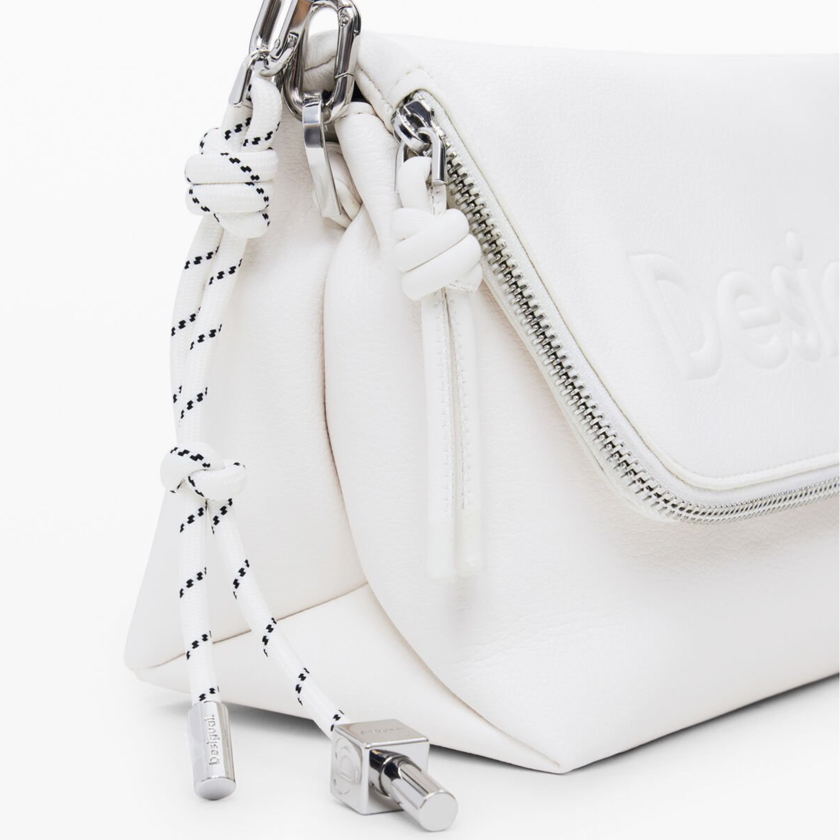 Дамска чанта в бяло Women’s shoulder bag Desigual 25SAXPBI 1000U White