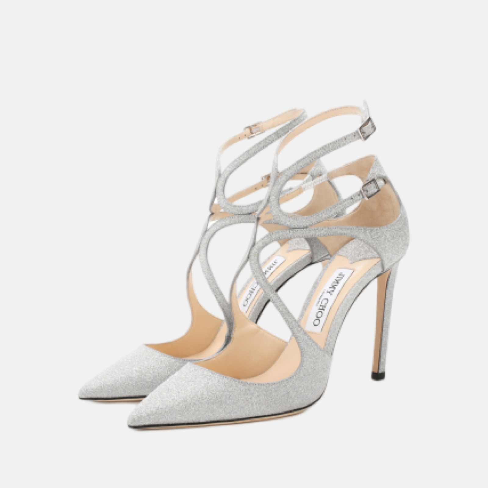 Токчета Jimmy Choo Platinum Ice Lancer Leather Pumps