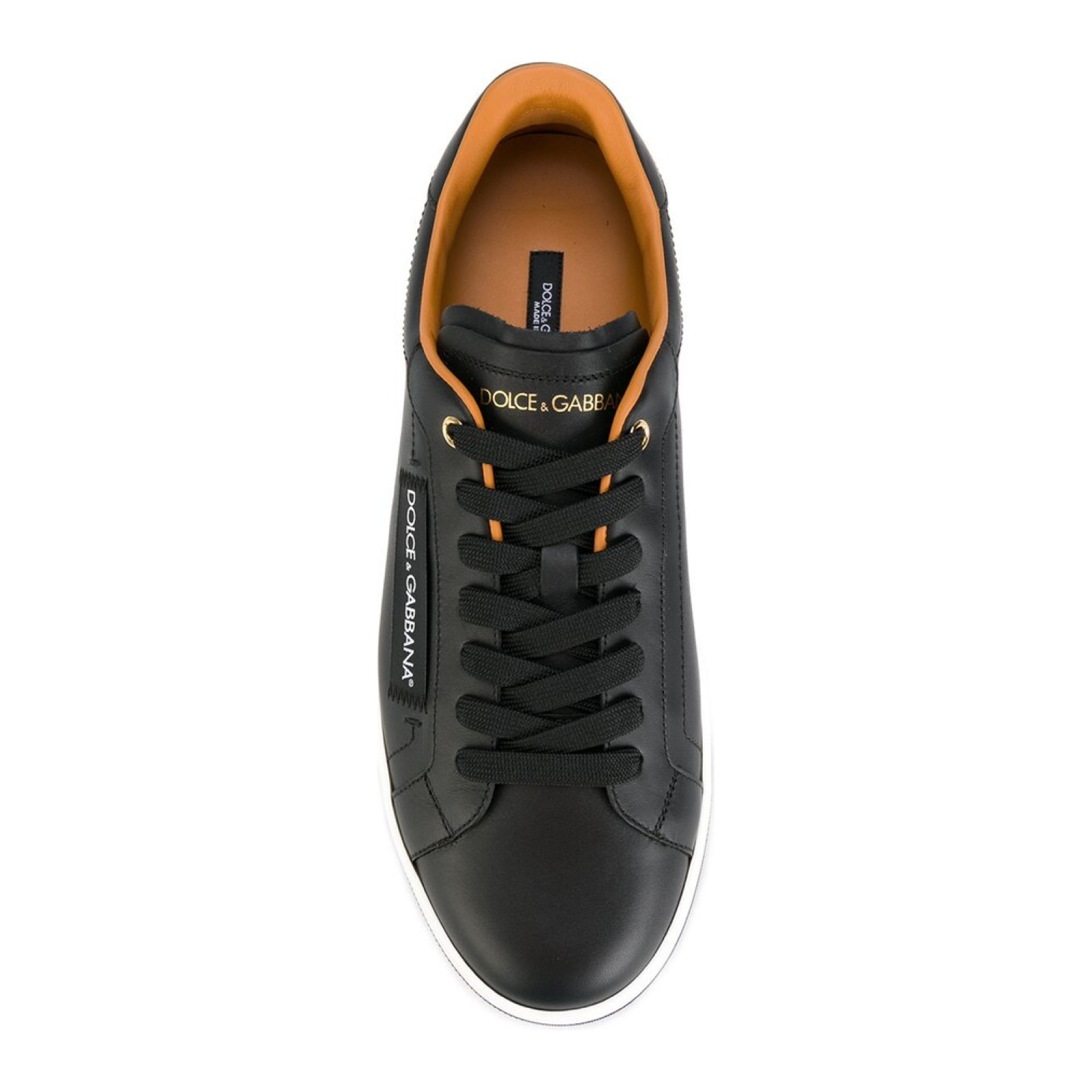 Мъжки черни маратонки Dolce & Gabbana Roma Men Sneakers CS1572 AN175