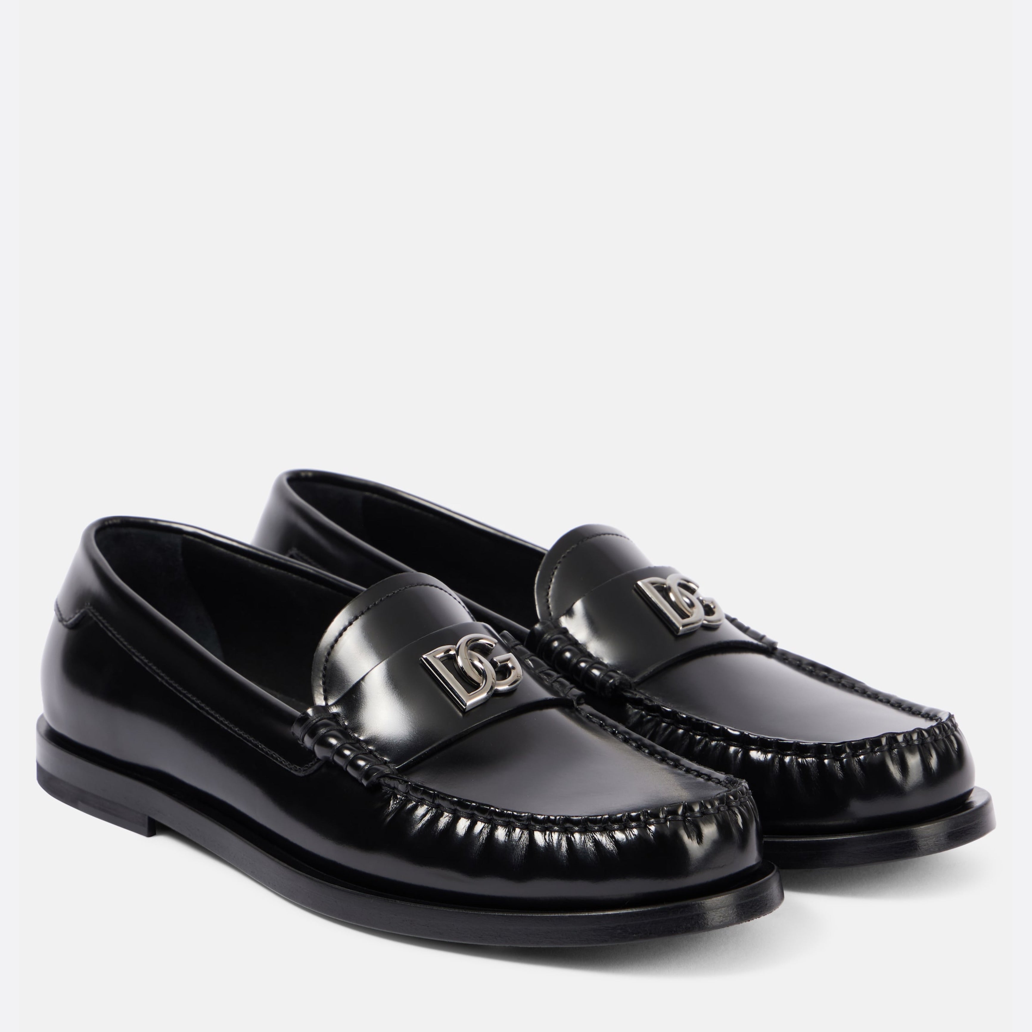 Дамски луксозни кожени мокасини в черно DOLCE & GABBANA Women’s Luxury Black Leather Classic Loafers
CM0074AQ23780999