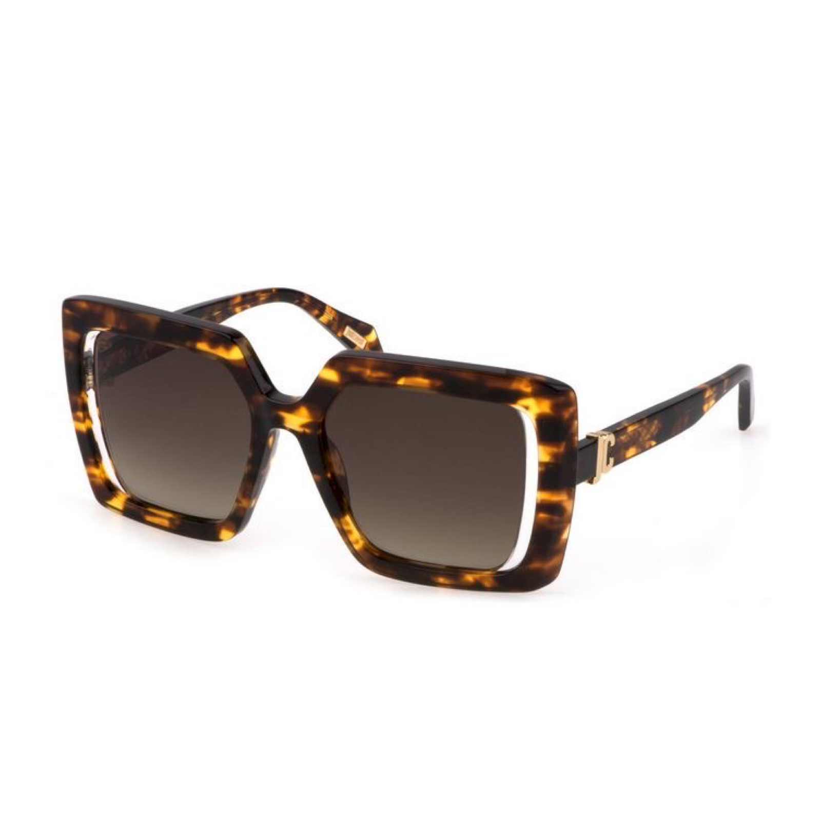 Just Cavalli Brown Plastic Sunglasses