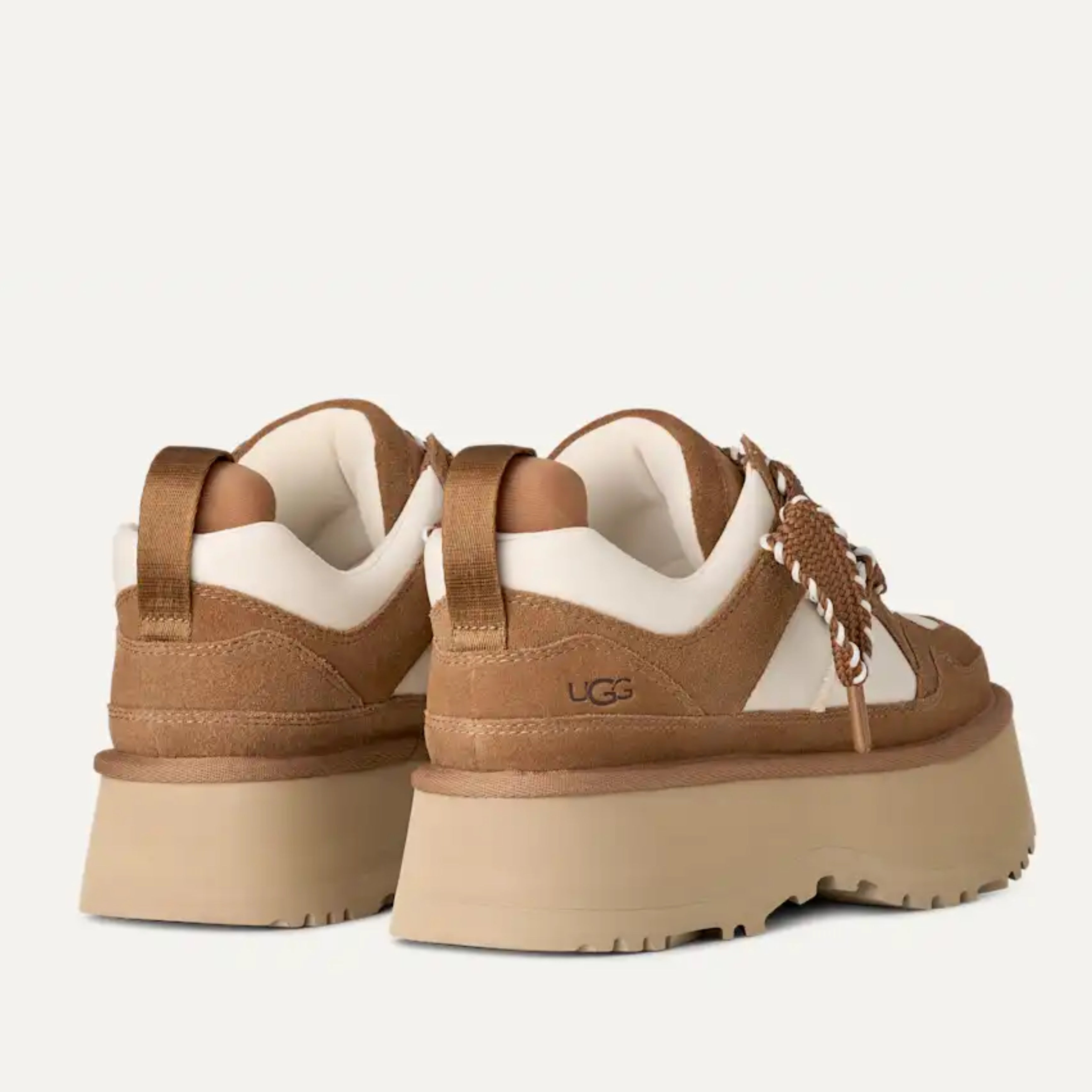 Дамски кецове на платформа Women’s sneakers UGG Astromel 1171541 Chestnut back angled view
