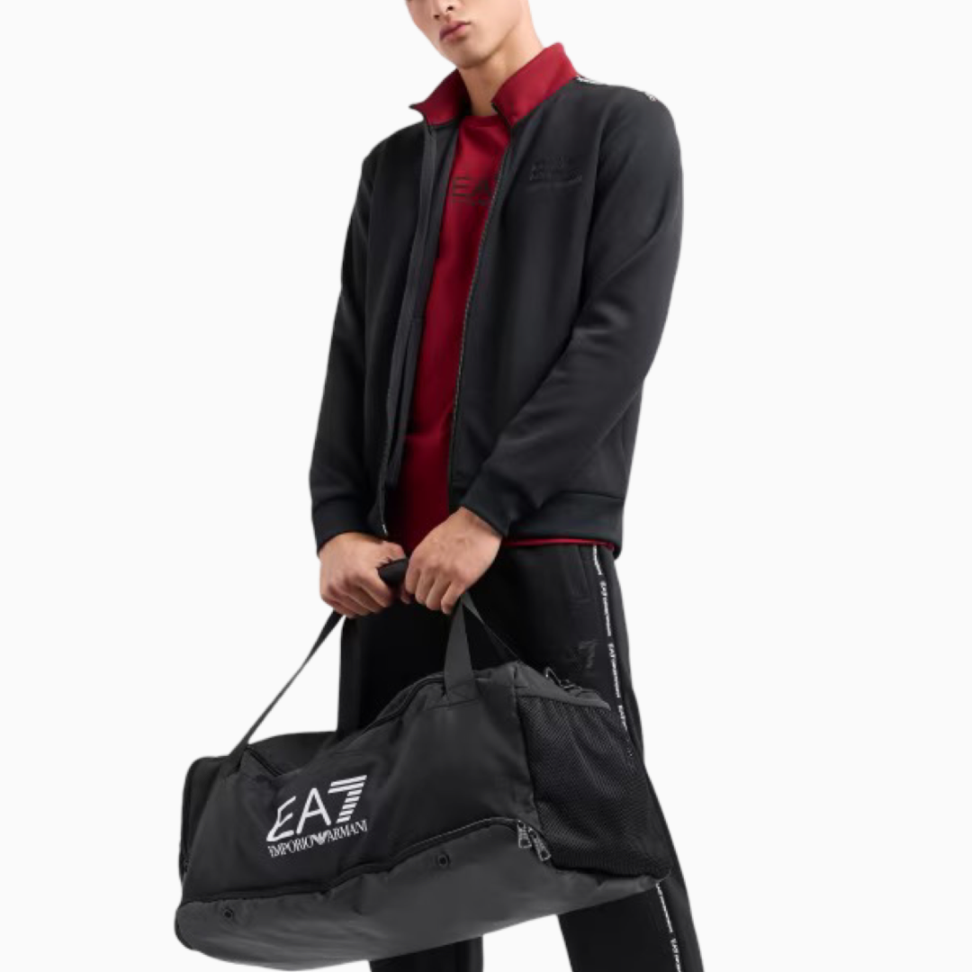 Мъжко горнище суитчър EA7 Emporio Armani 6DPM10 PJVTZ 1200 Black / Red