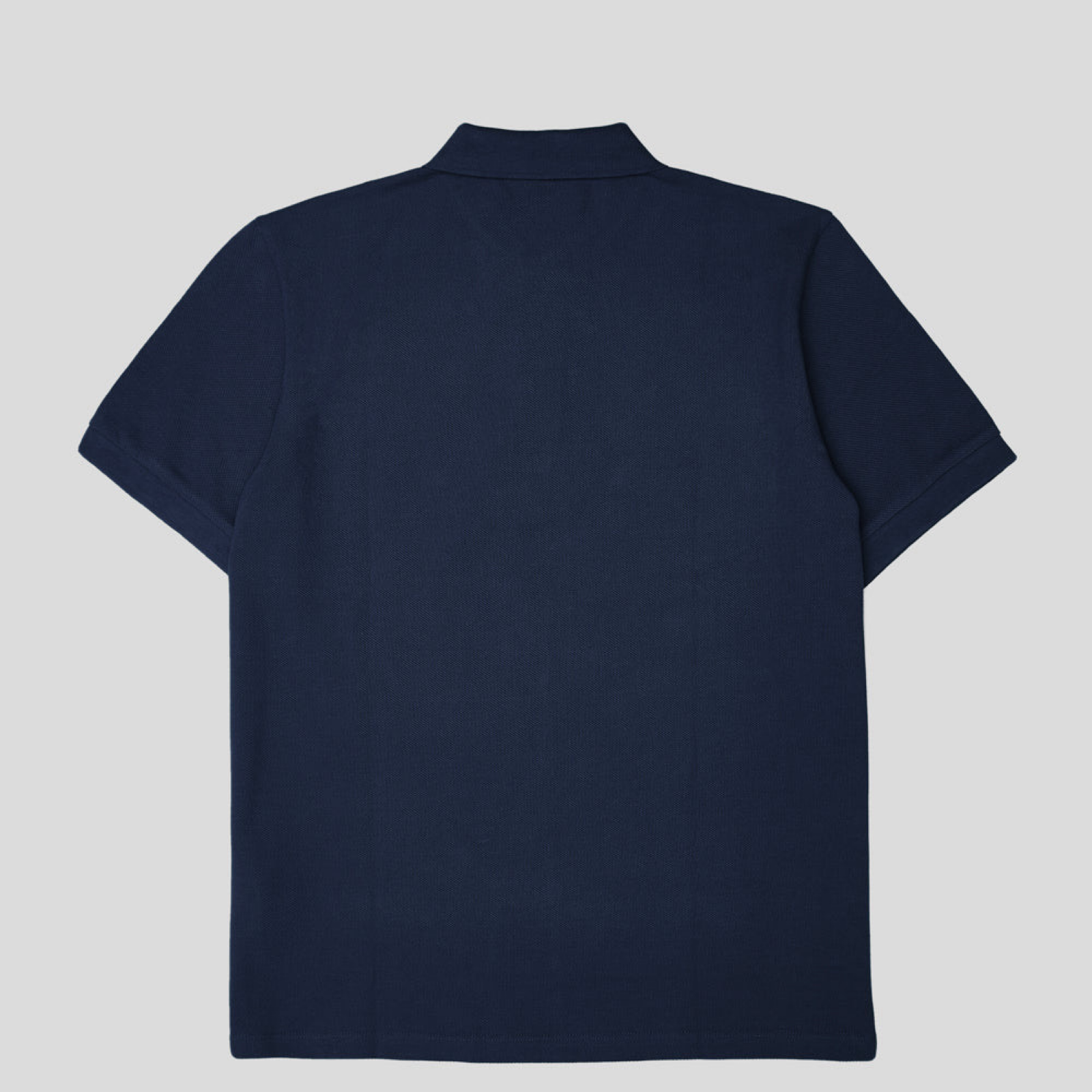 Burberry Navy Blue Cotton Collared Polo Shirt