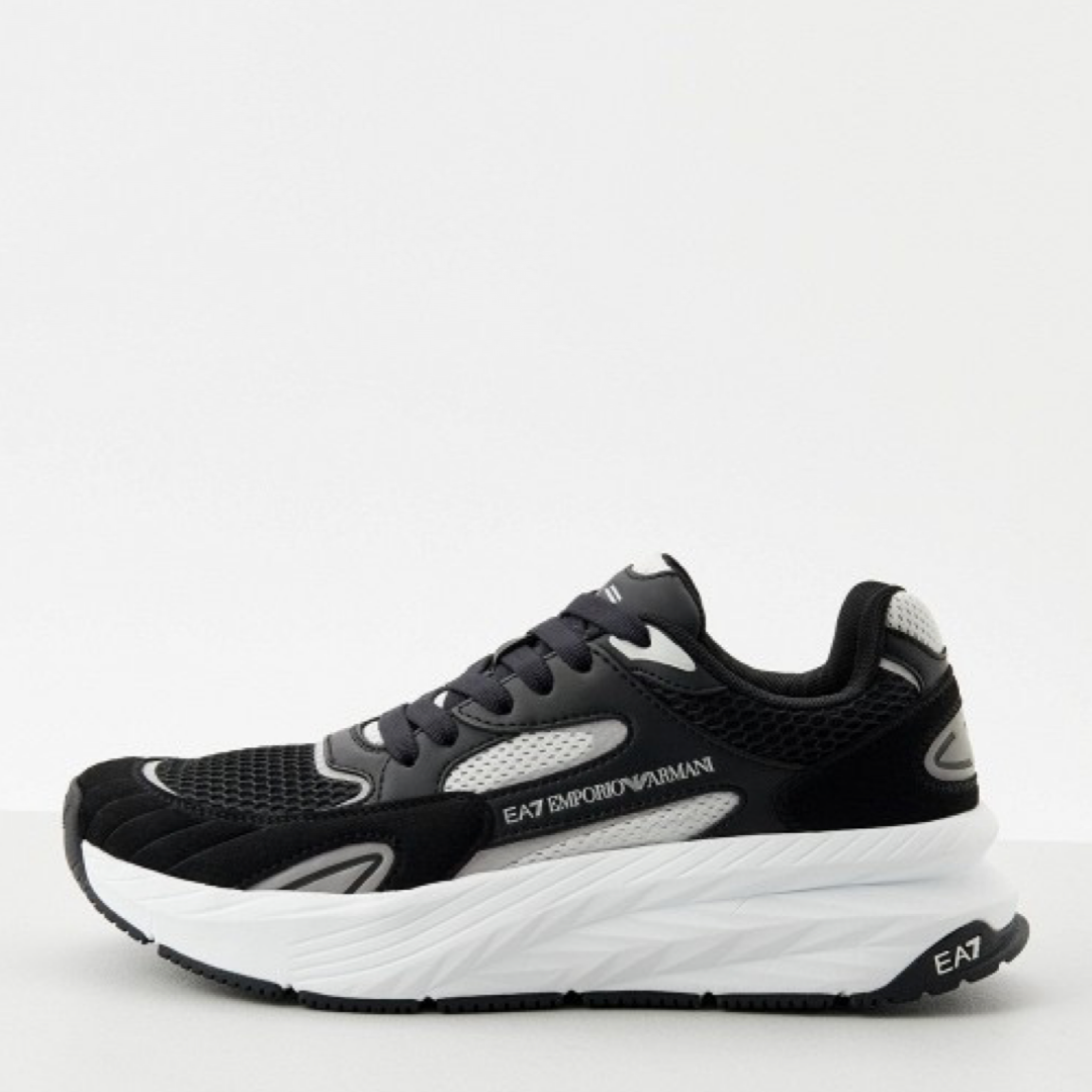 Мъжки маратонки Men’s sneakers EA7 Emporio Armani Crusher Sonic Mix X8X178 XK382 N763 Black/Silver