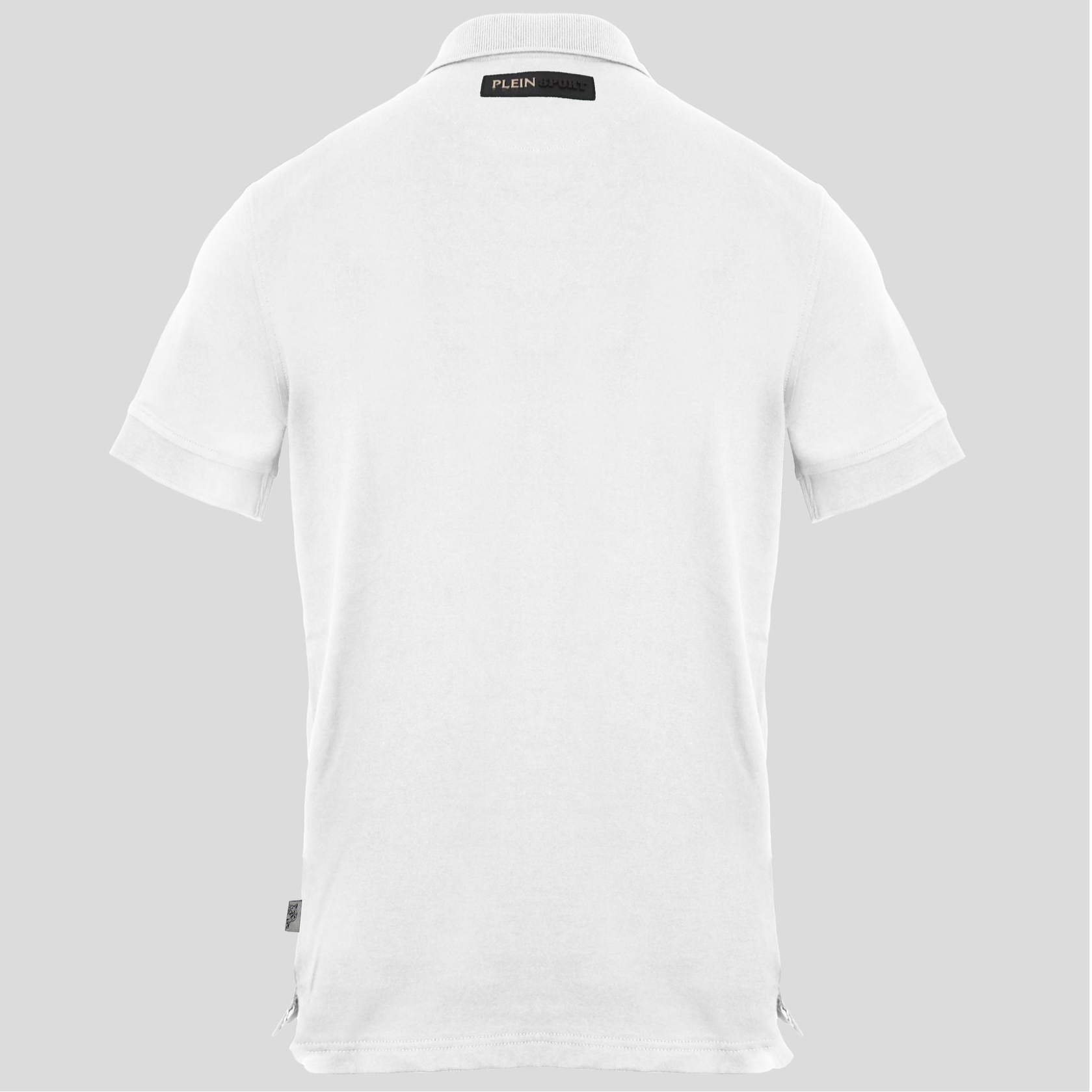 Мъжка поло тениска с яка Plein Sport PIPS50401_WHITE в бяло