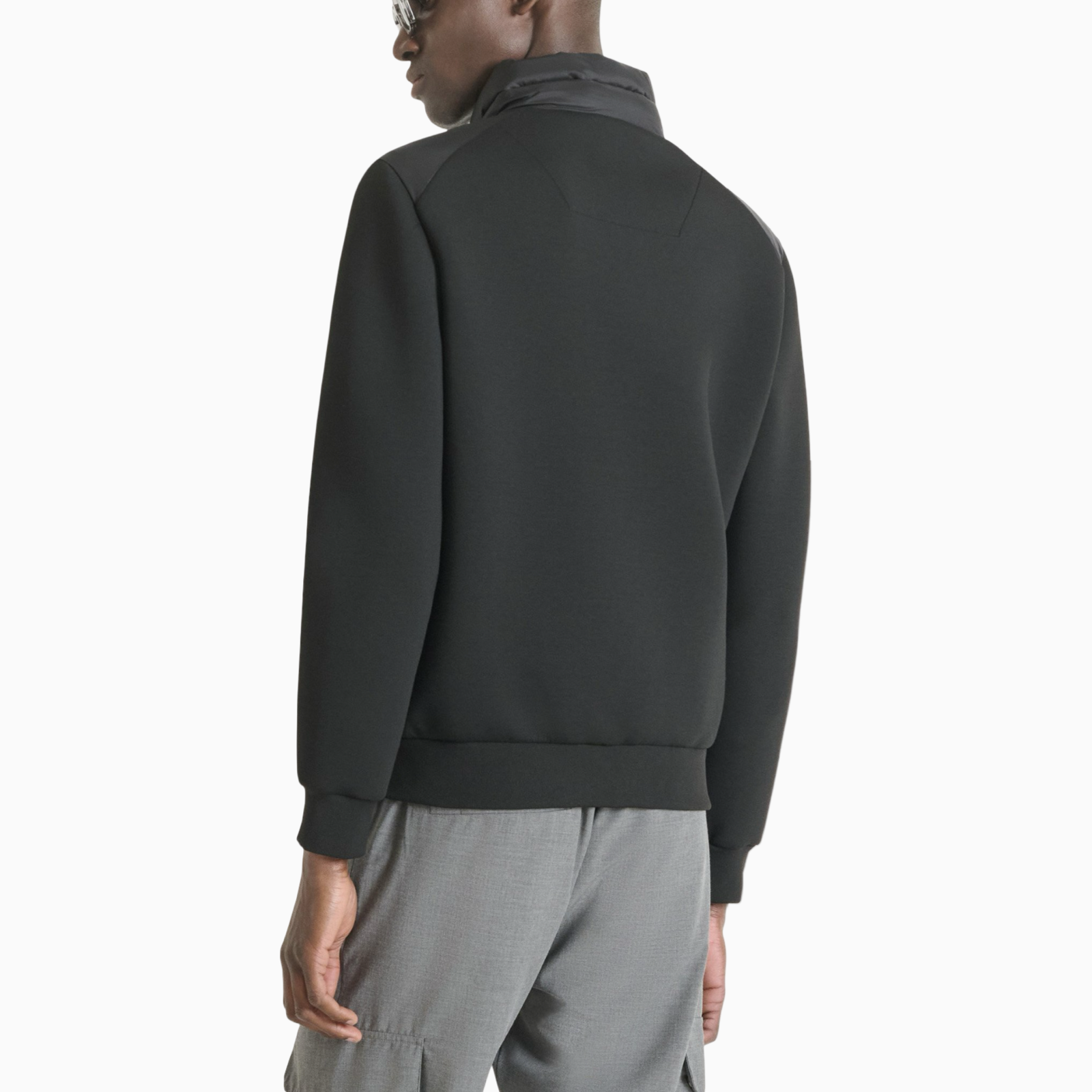 Мъжко черно яке Antony Morato Men Jacket MMCO00936-FA600275 Back View