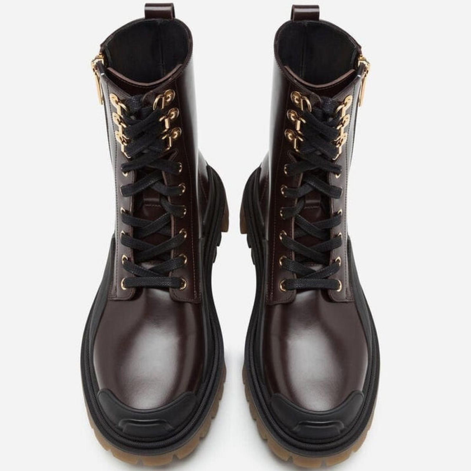 Dolce & Gabbana Amphibian Trekking Style Boots Top View