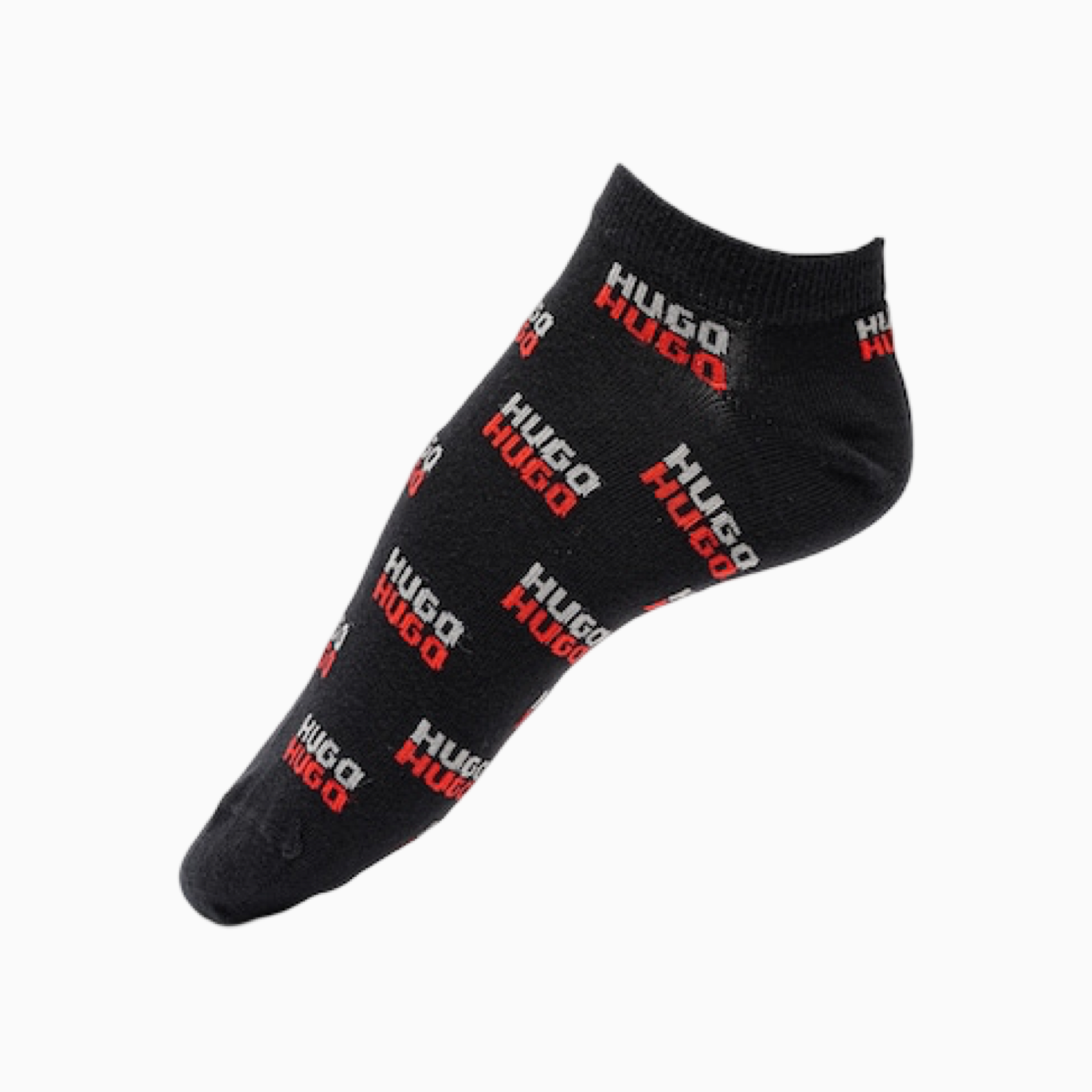  Мъжки черни чорапи Hugo Men 3-pack Socks 50557070 001 Side View