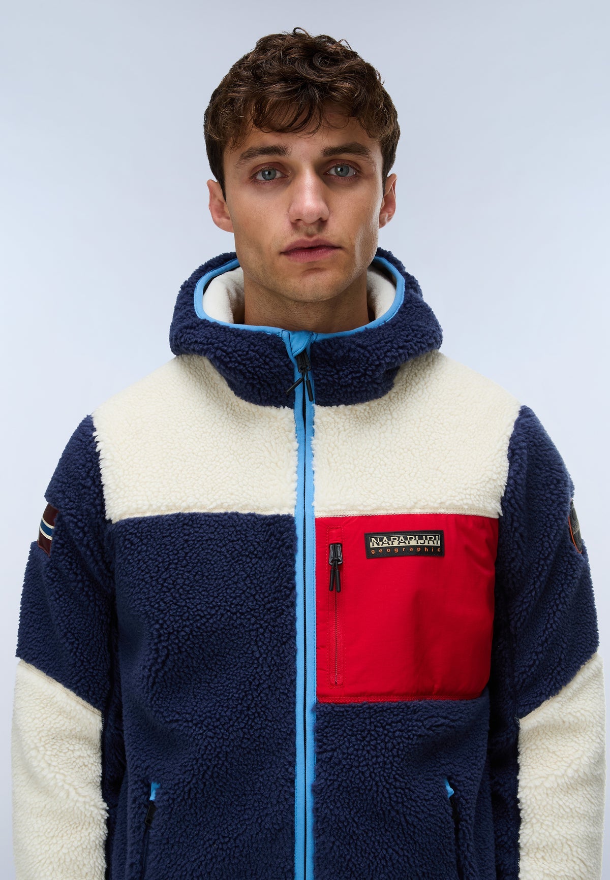 Men’s Full-Zip Fleece Hoodie Napapijri Yupik
NP0A8AZUYUPIKFZ5 M6E close up view